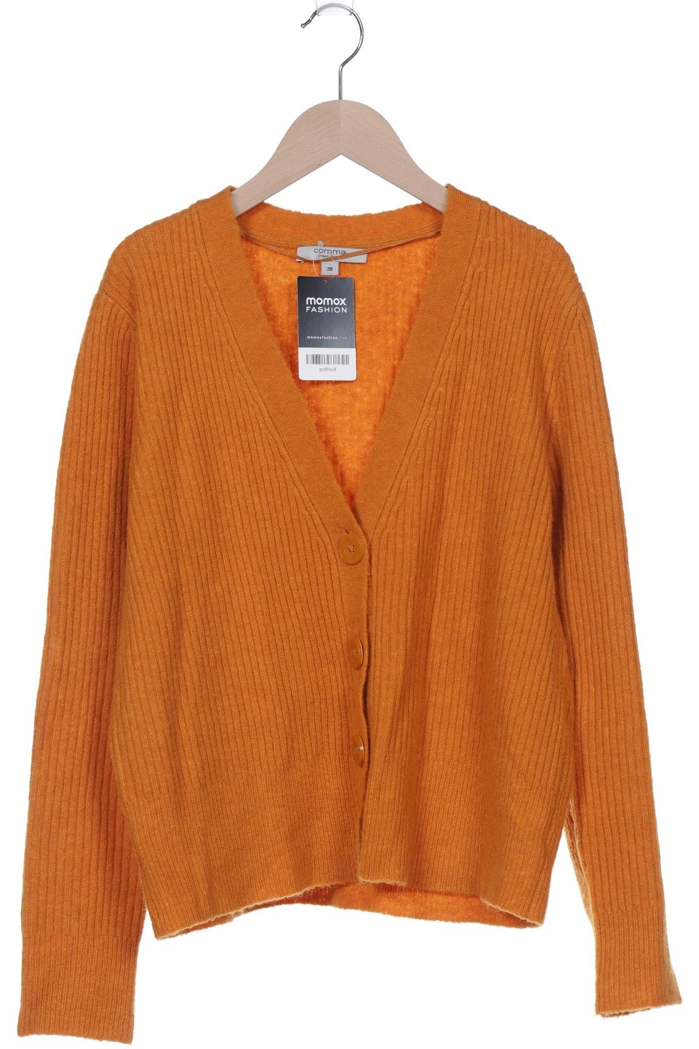 

Comma Damen Strickjacke, orange, Gr. 38