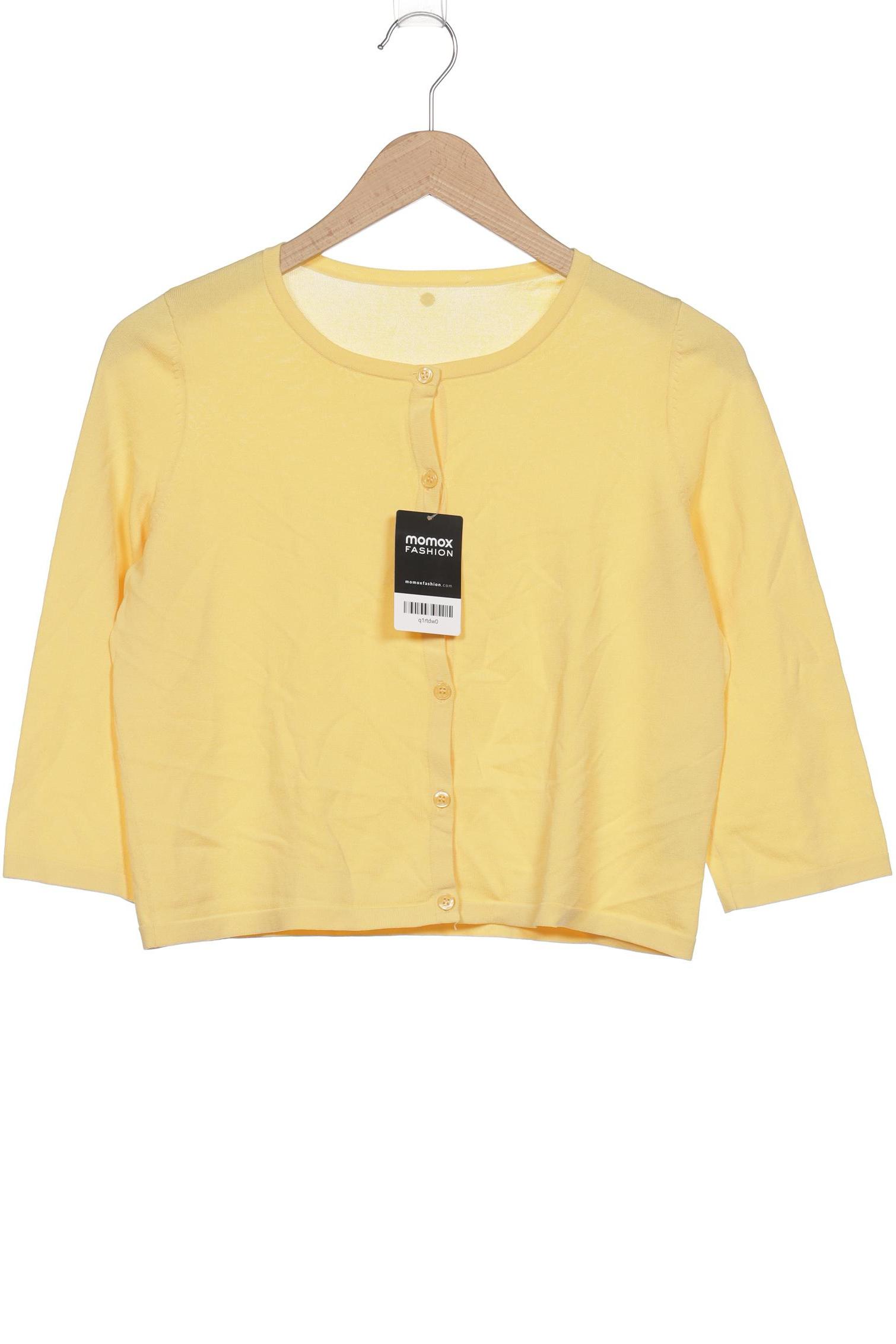 

Comma Damen Strickjacke, gelb, Gr. 38