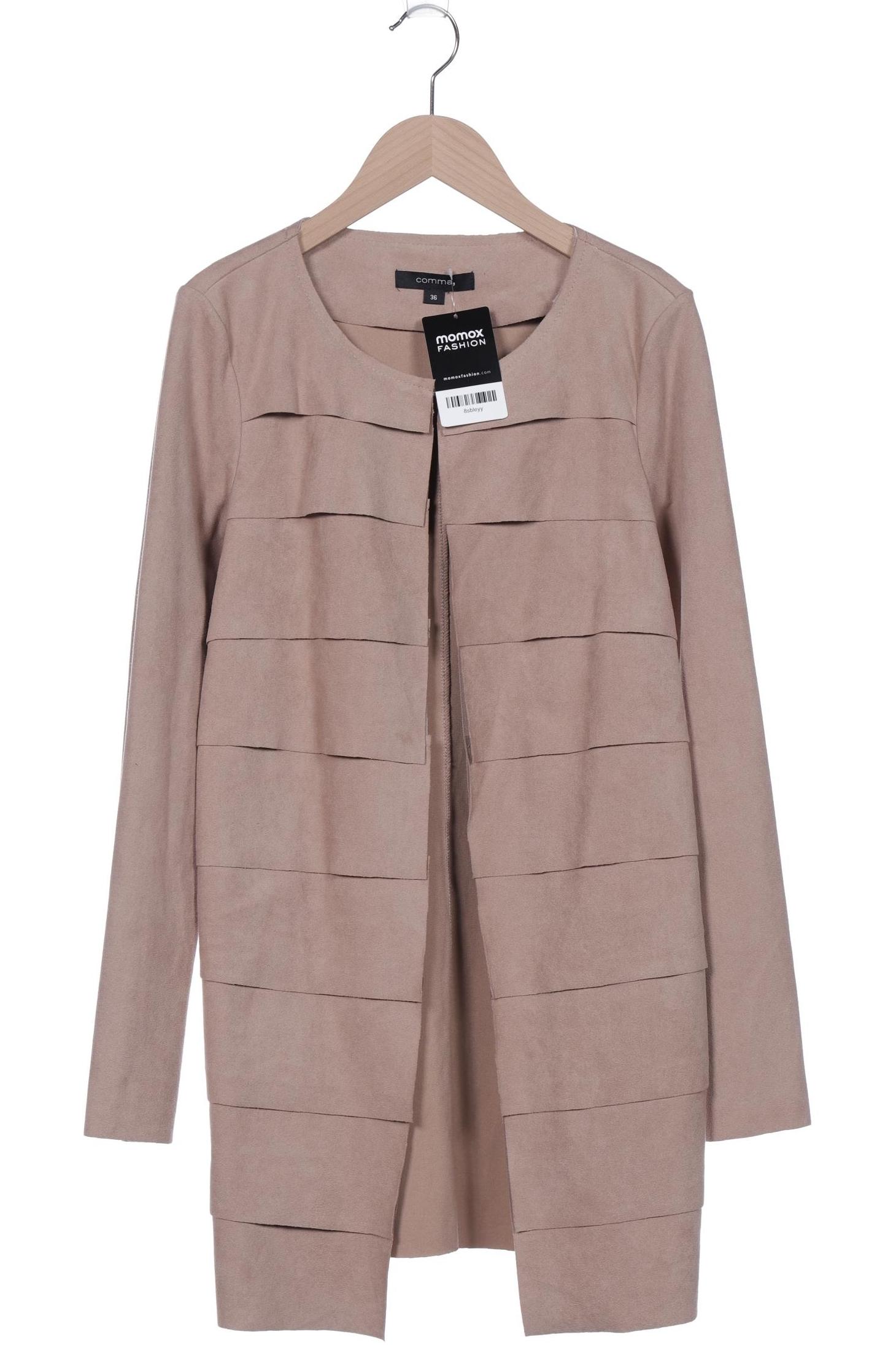 

Comma Damen Strickjacke, beige, Gr. 36
