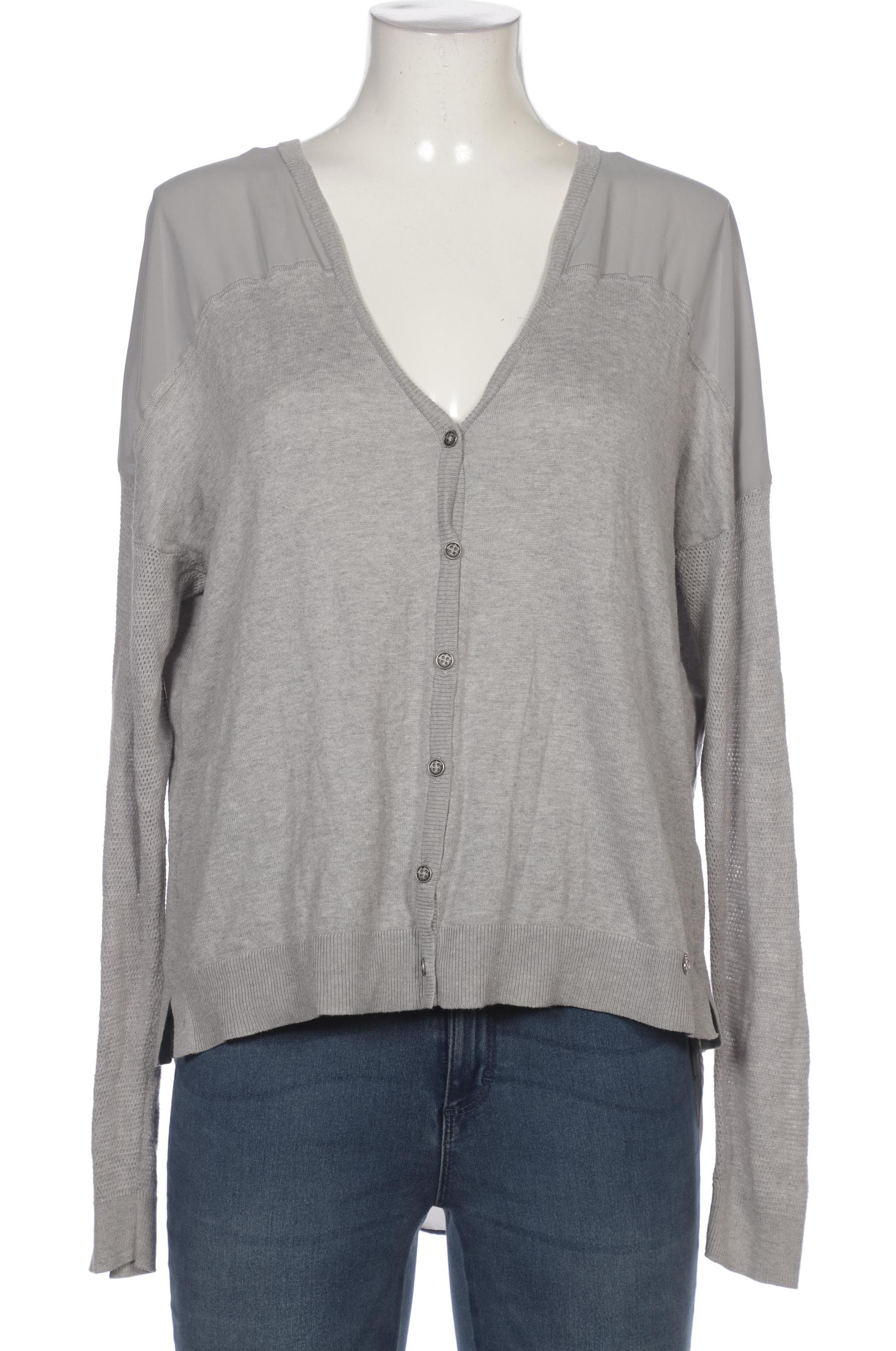 

Comma Damen Strickjacke, grau, Gr. 40