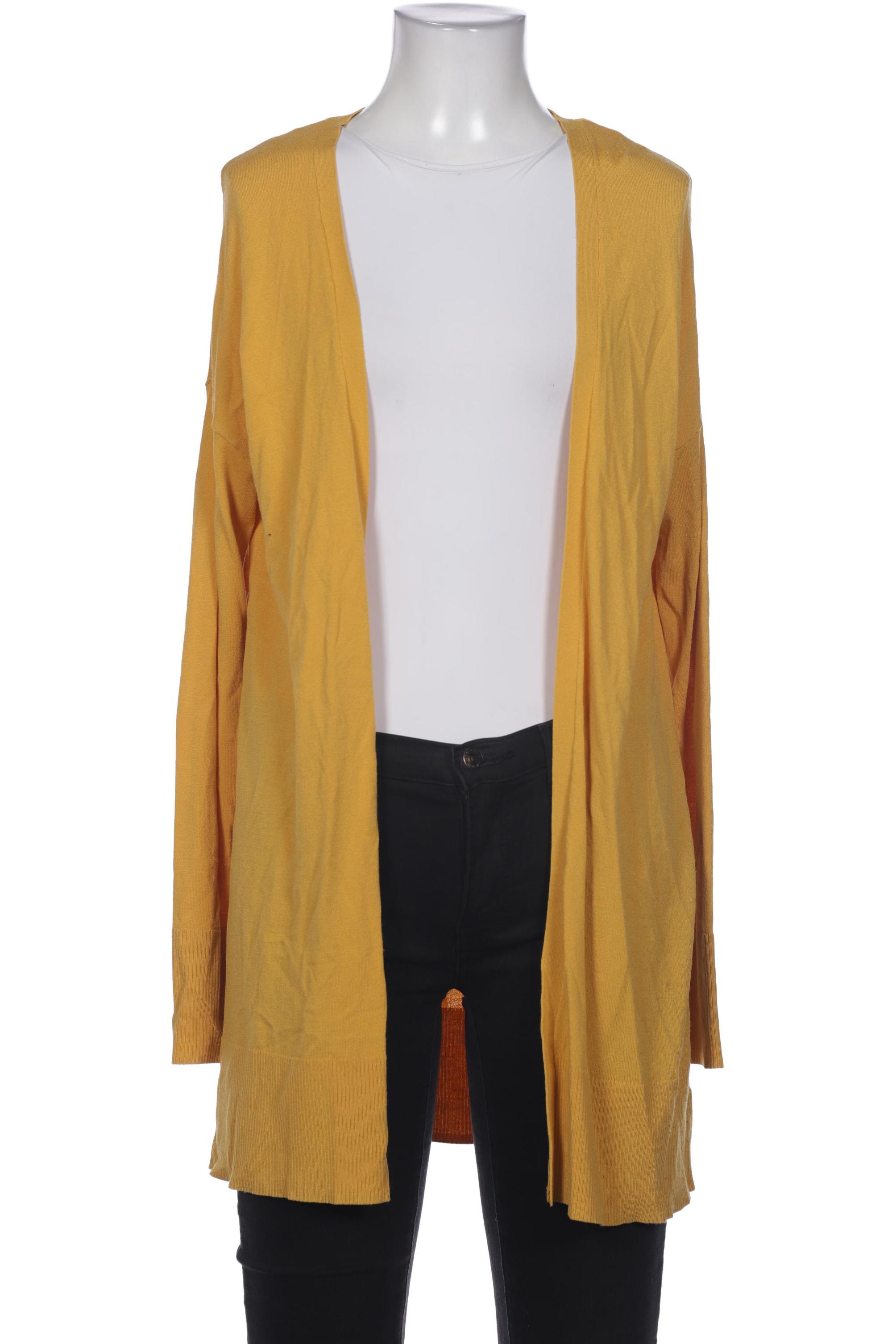 

Comma Damen Strickjacke, gelb, Gr. 36