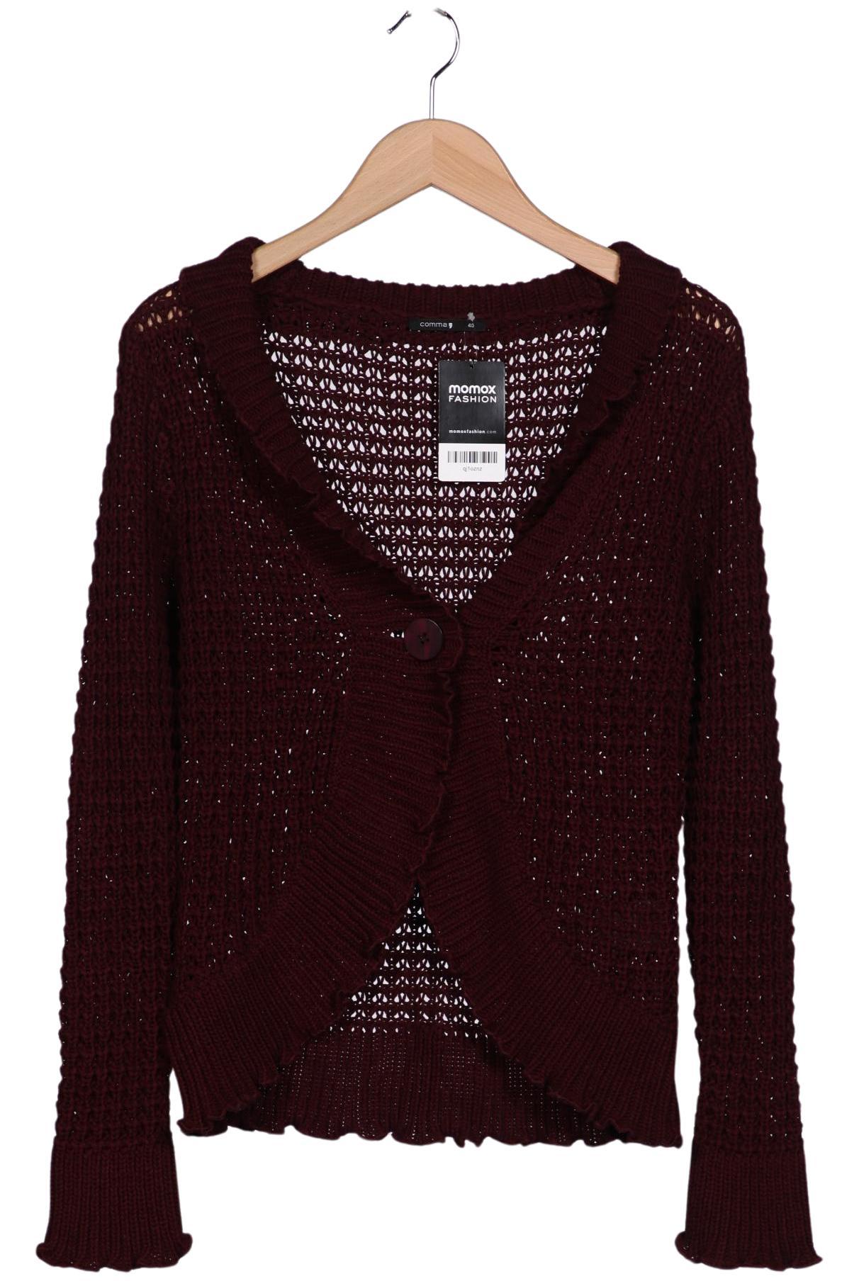 

Comma Damen Strickjacke, bordeaux, Gr. 40