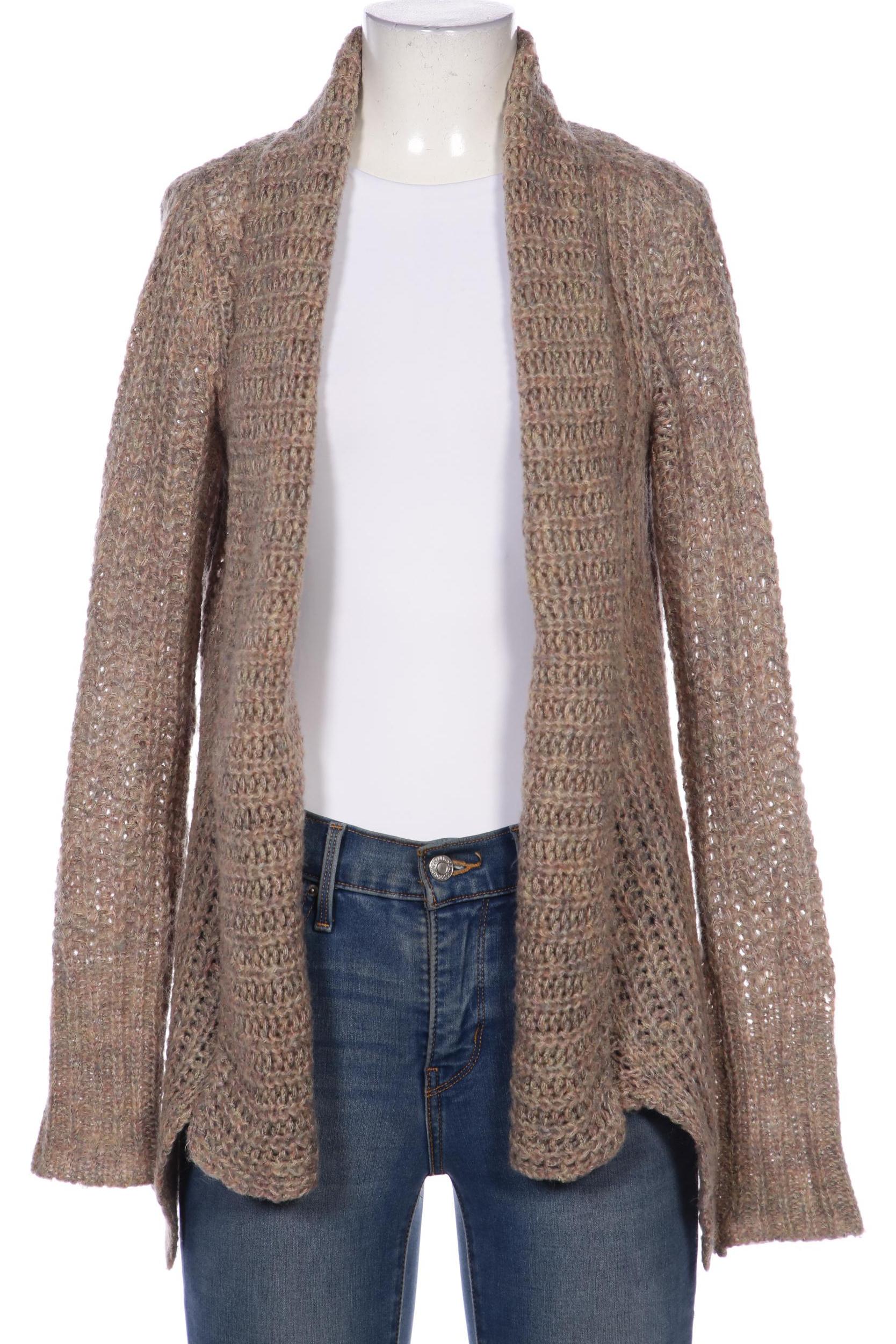 

Comma Damen Strickjacke, beige, Gr. 34