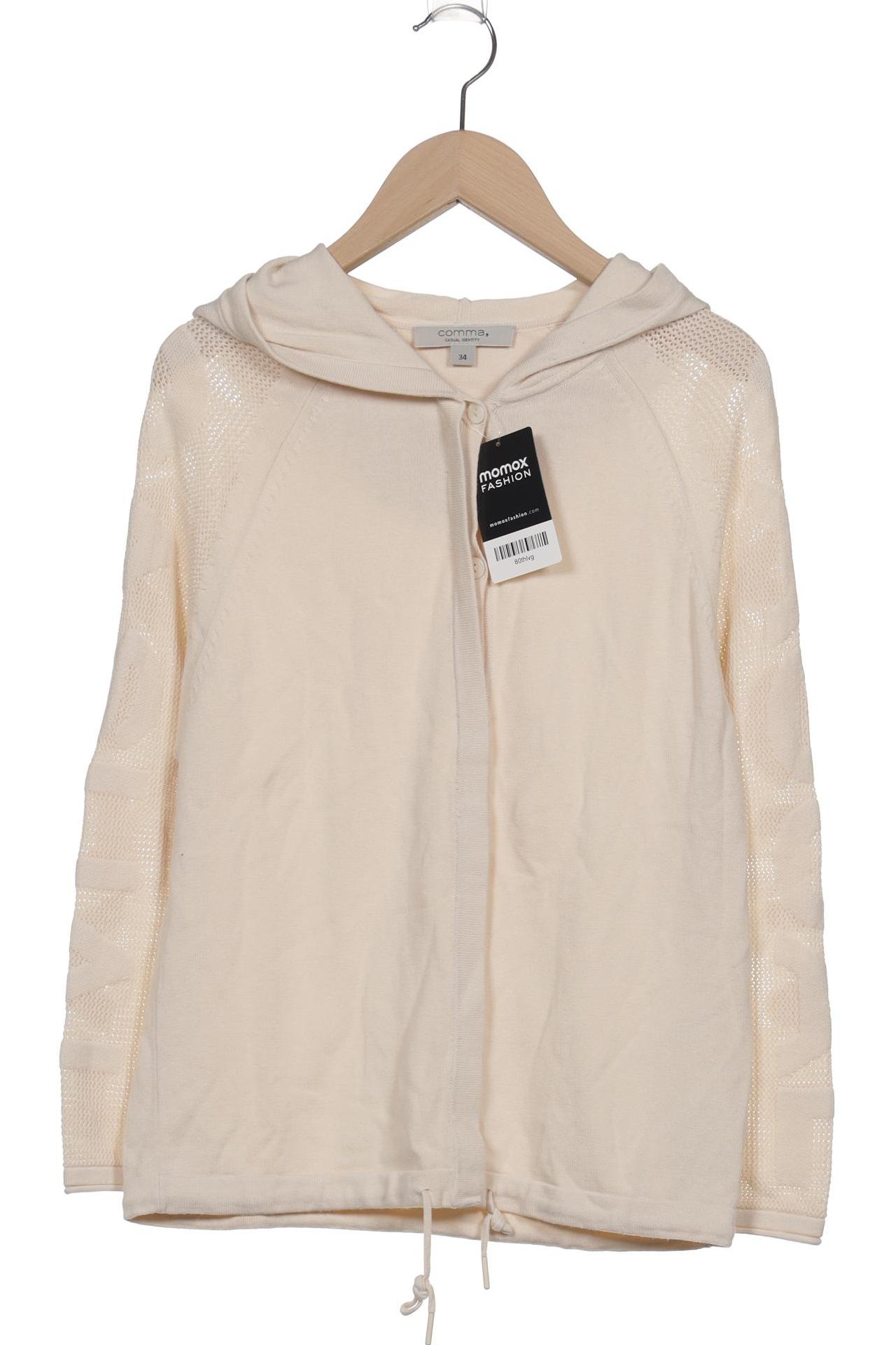 

Comma Damen Strickjacke, beige, Gr. 34