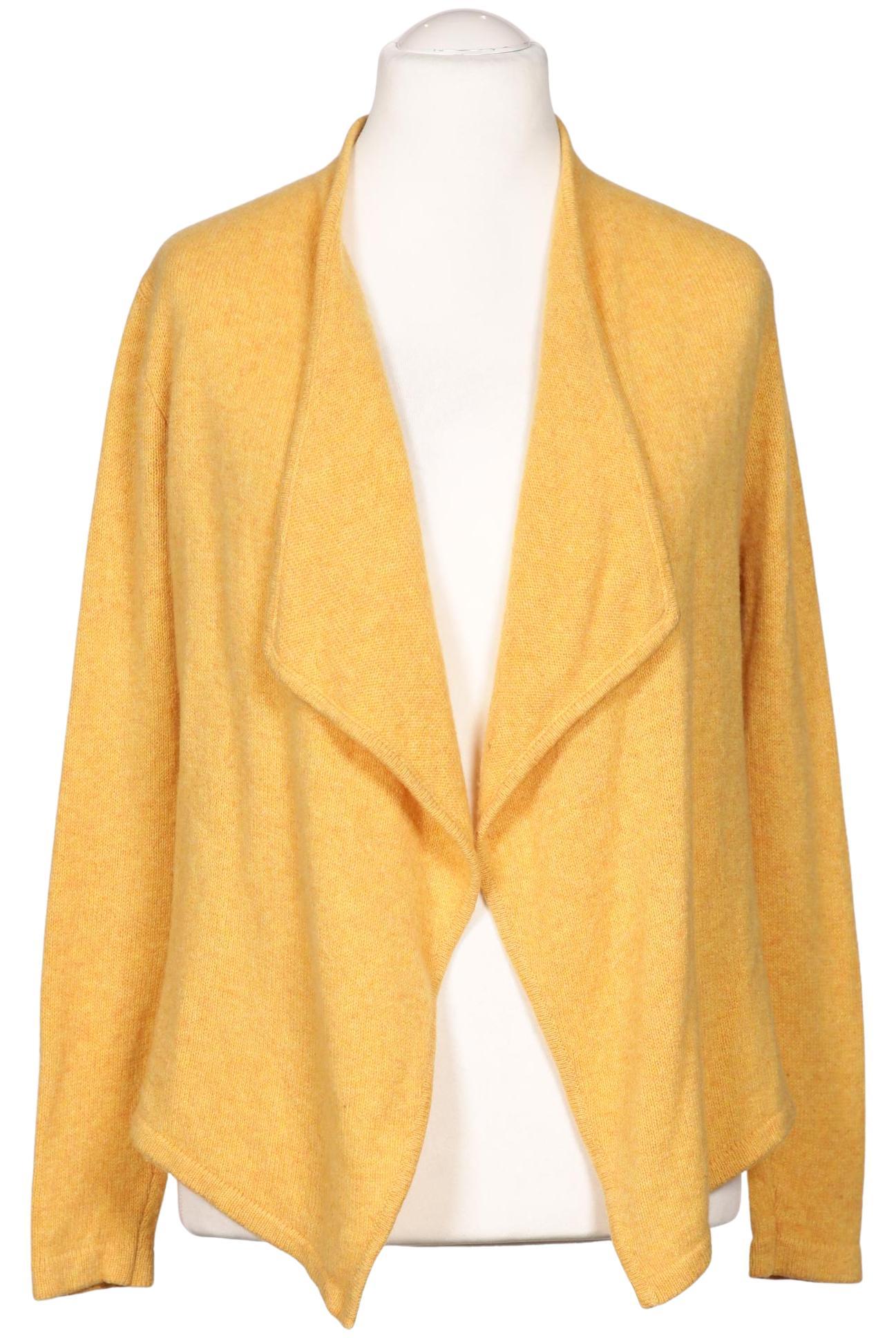 

Comma Damen Strickjacke, gelb, Gr. 38