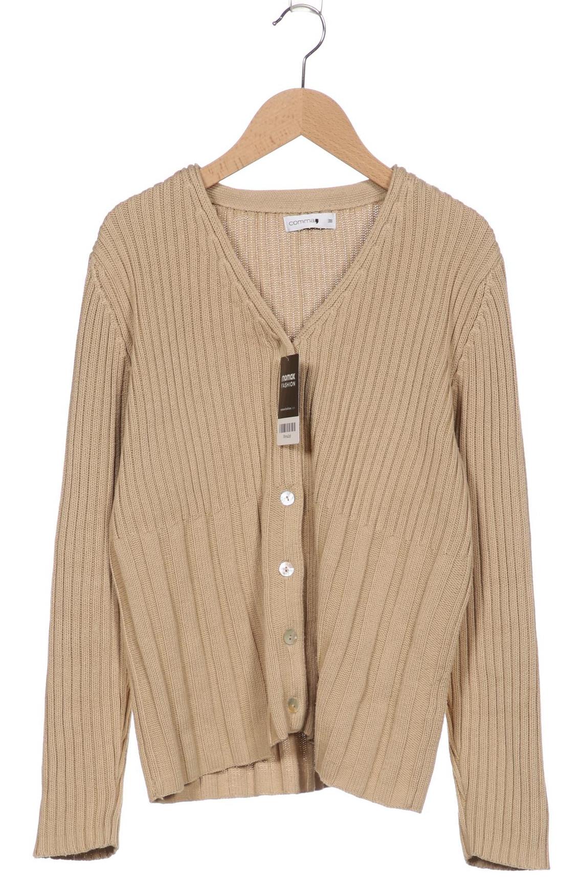 

Comma Damen Strickjacke, beige, Gr. 38