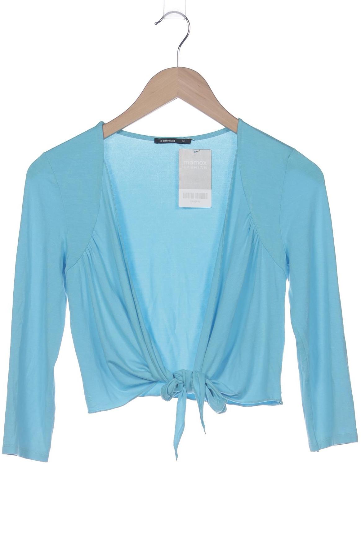 

Comma Damen Strickjacke, hellblau, Gr. 34