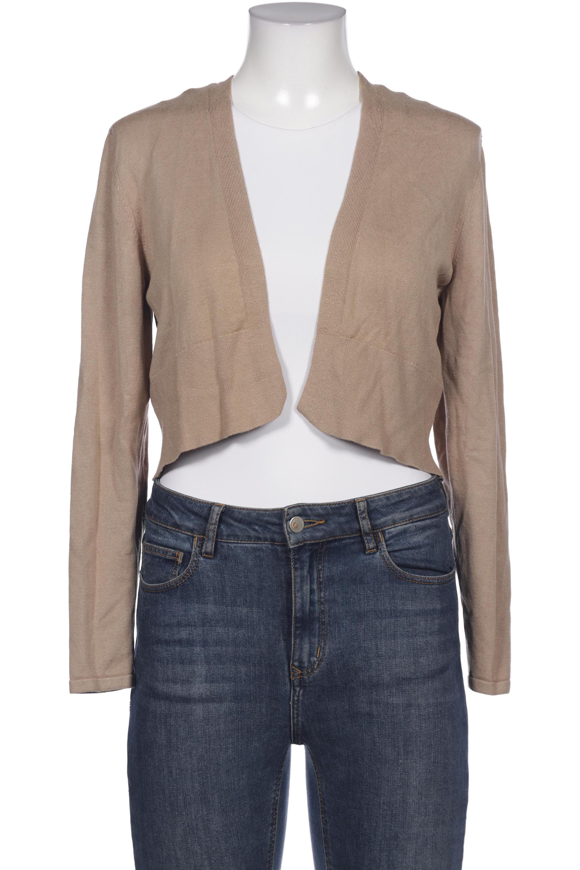 

Comma Damen Strickjacke, beige, Gr. 38