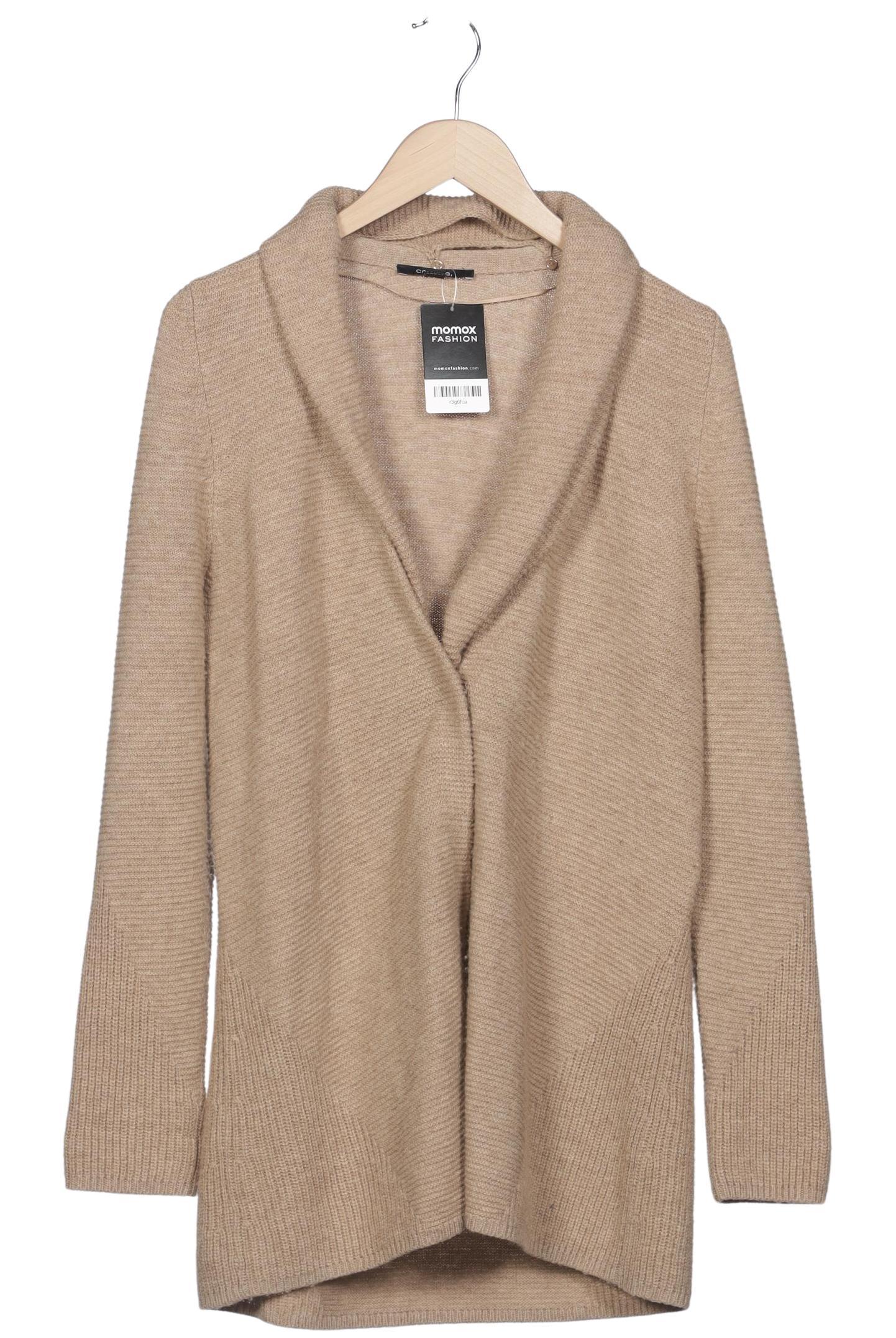 

Comma Damen Strickjacke, beige, Gr. 40