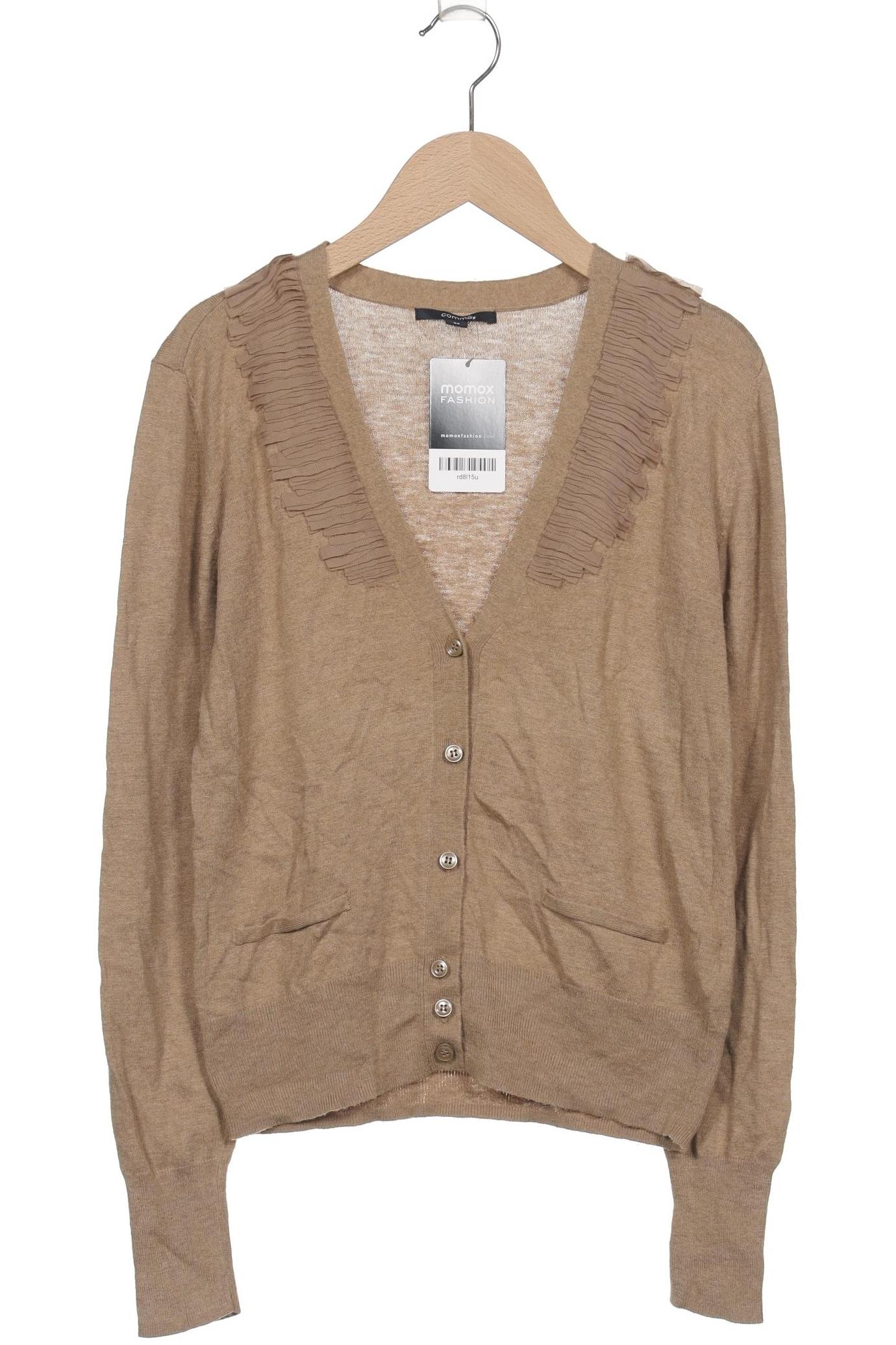 

Comma Damen Strickjacke, beige, Gr. 38
