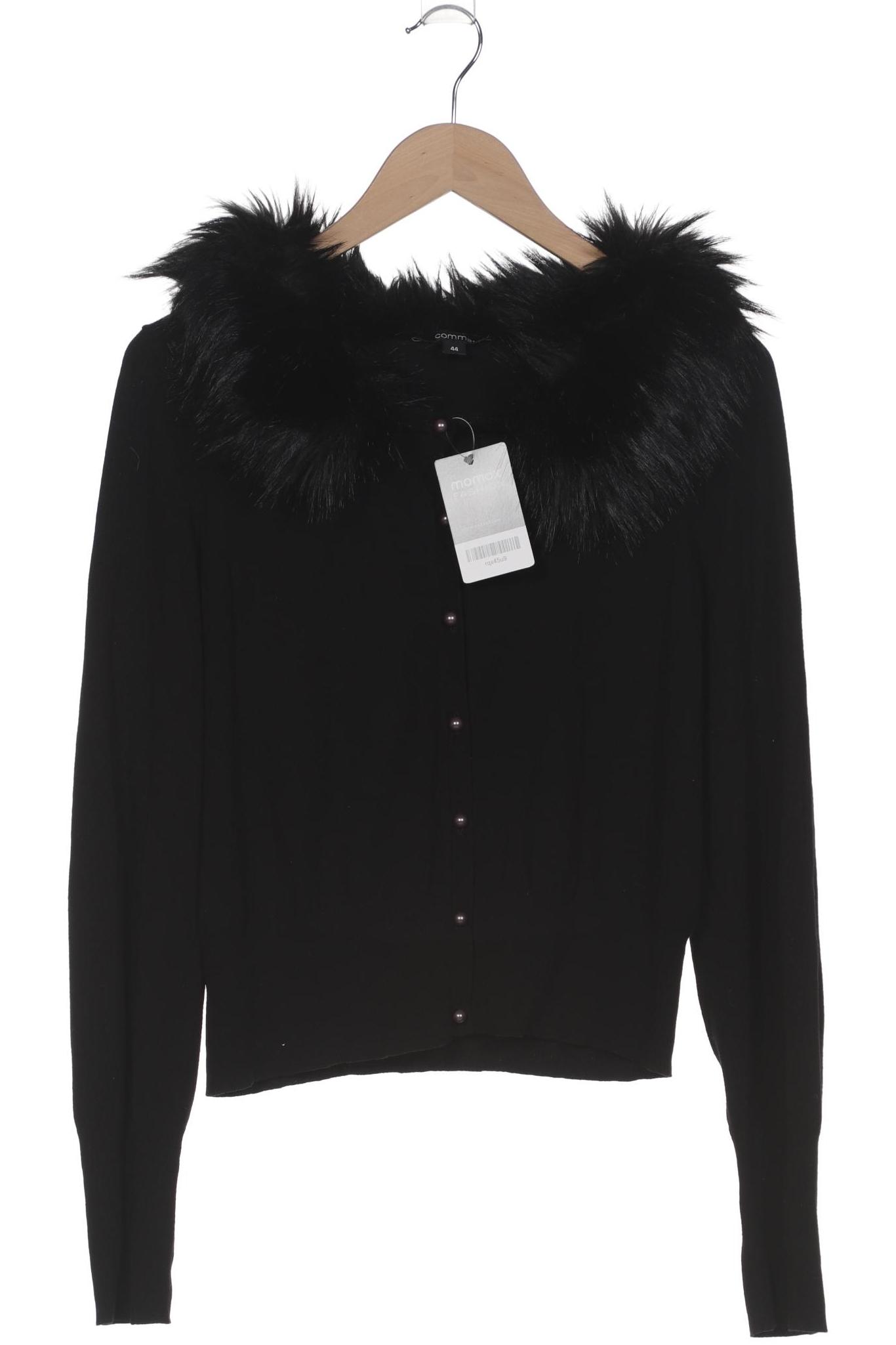 

Comma Damen Strickjacke, schwarz, Gr. 44