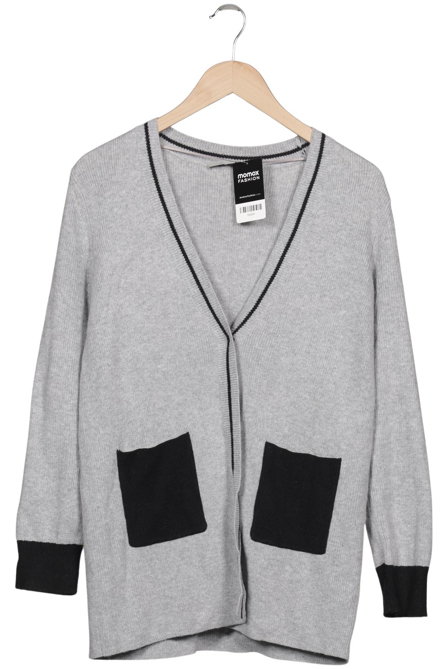 

Comma Damen Strickjacke, grau, Gr. 36