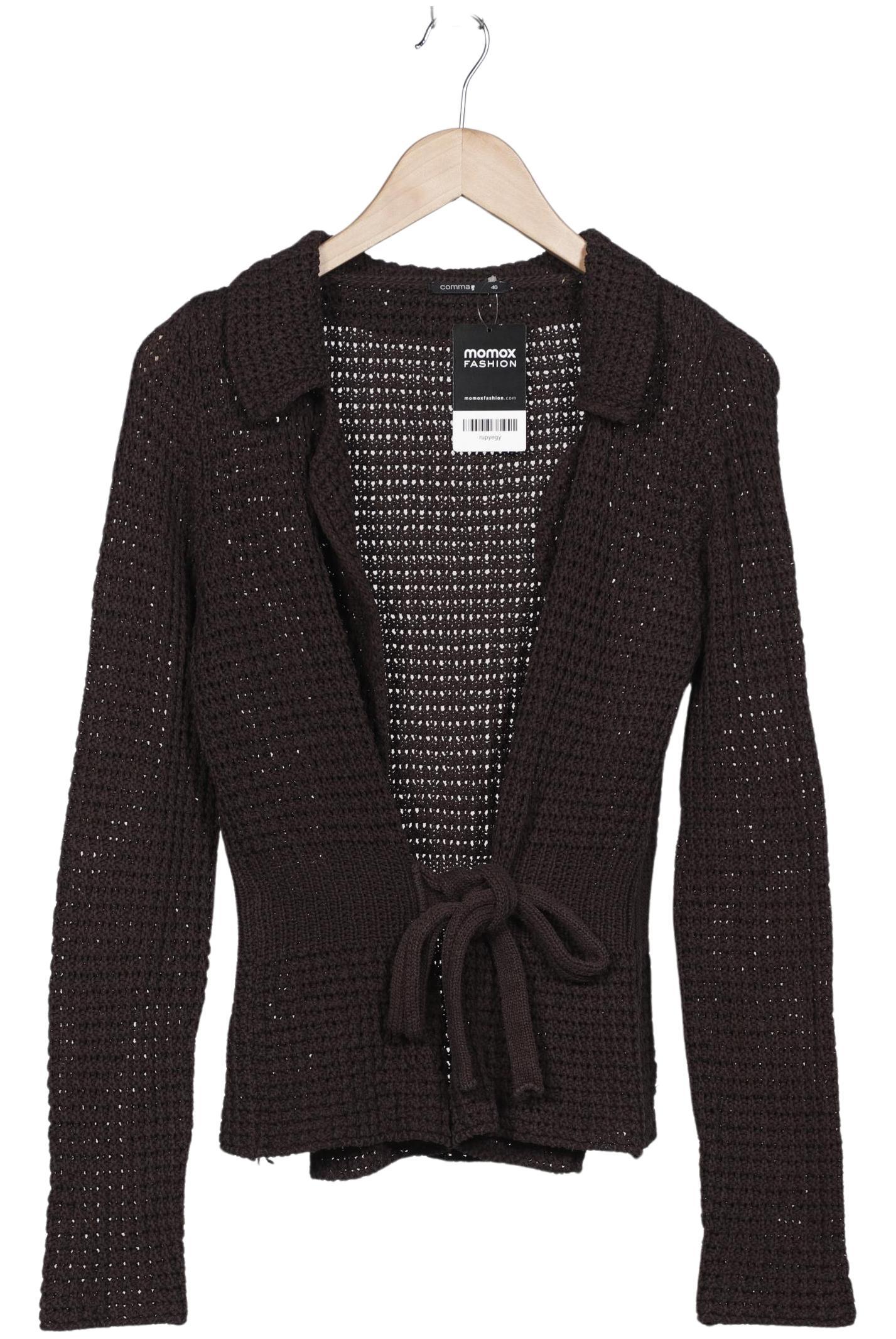 

Comma Damen Strickjacke, braun, Gr. 40