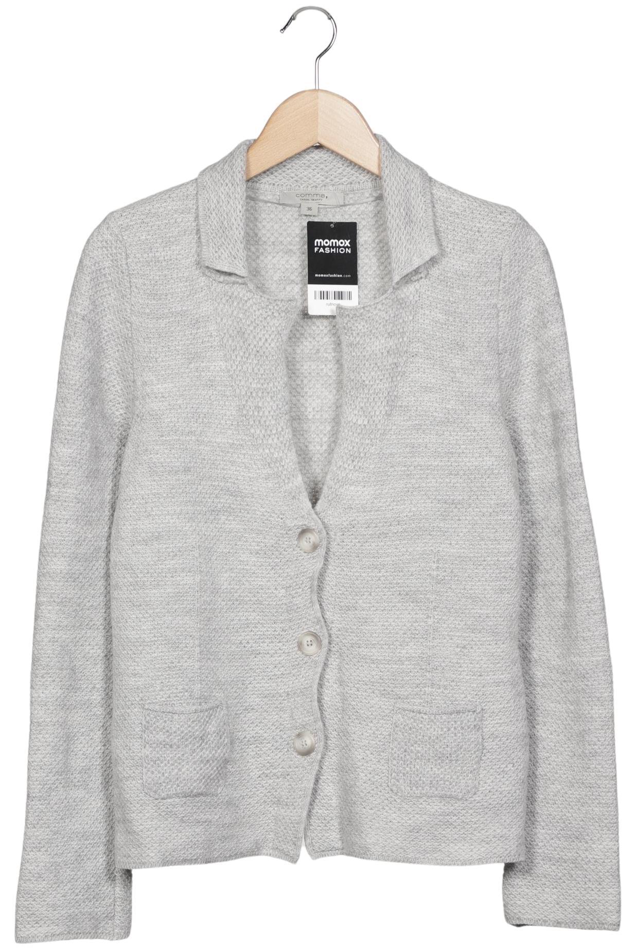 

Comma Damen Strickjacke, grau, Gr. 36