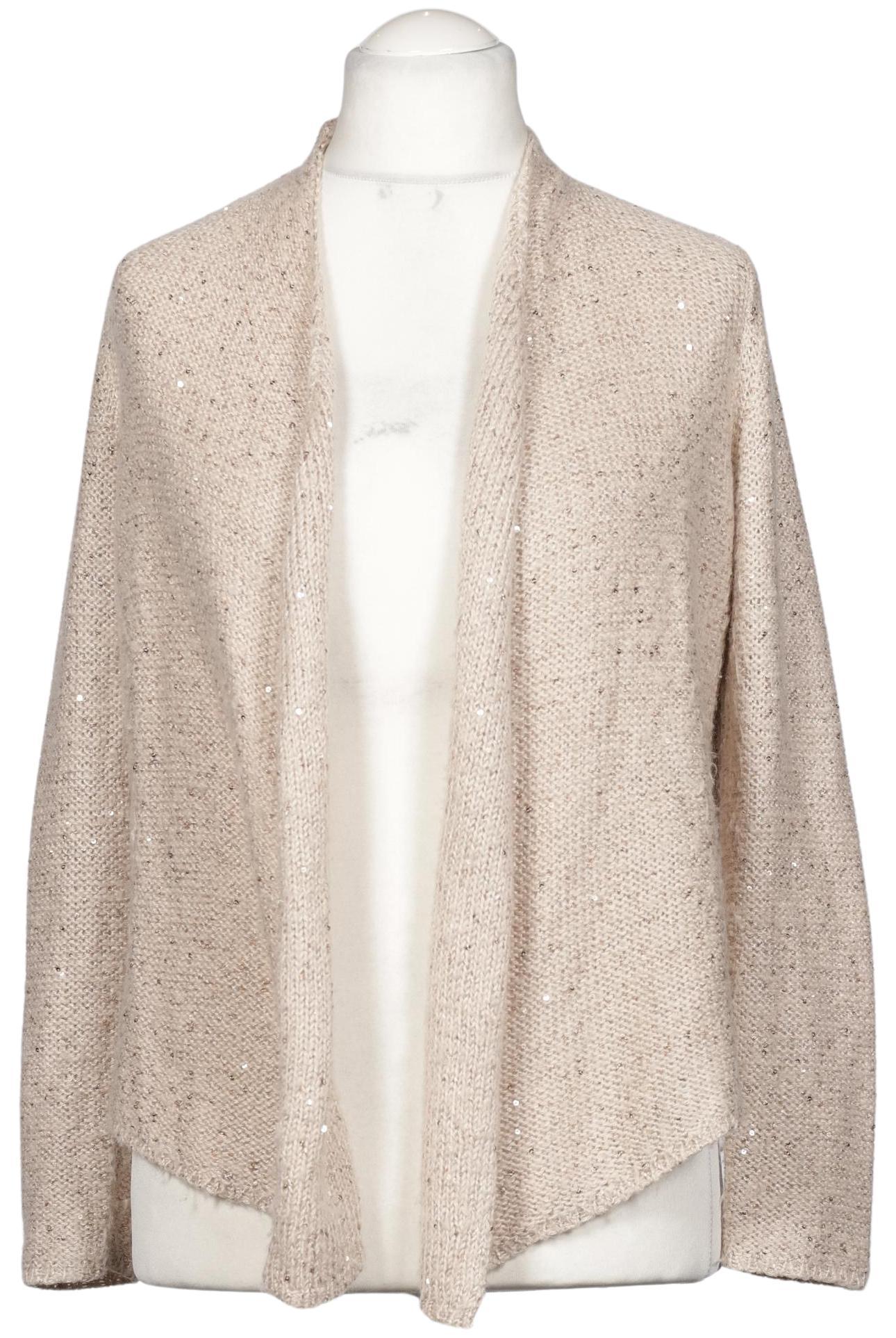 

Comma Damen Strickjacke, beige, Gr. 40