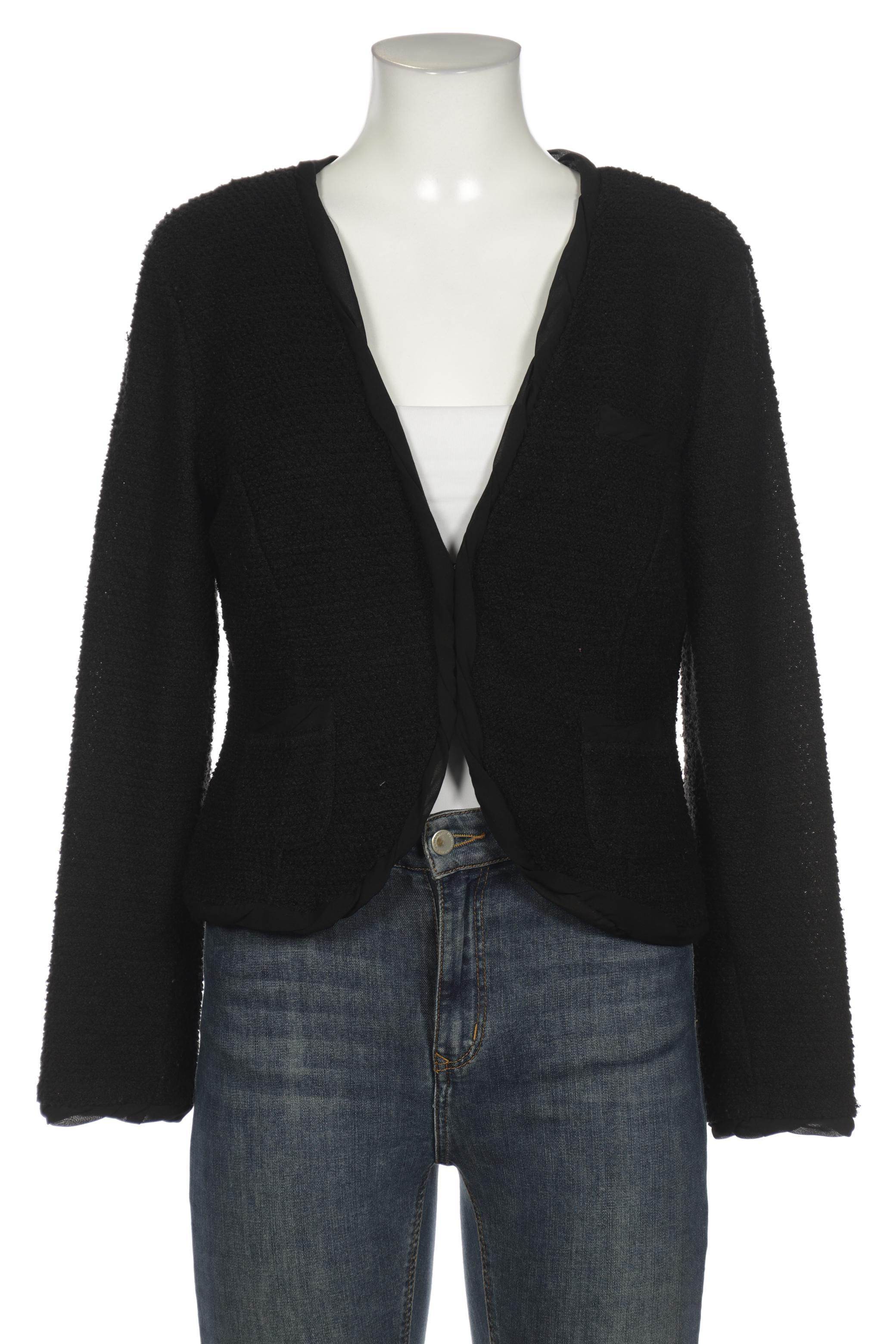 

Comma Damen Strickjacke, schwarz, Gr. 38