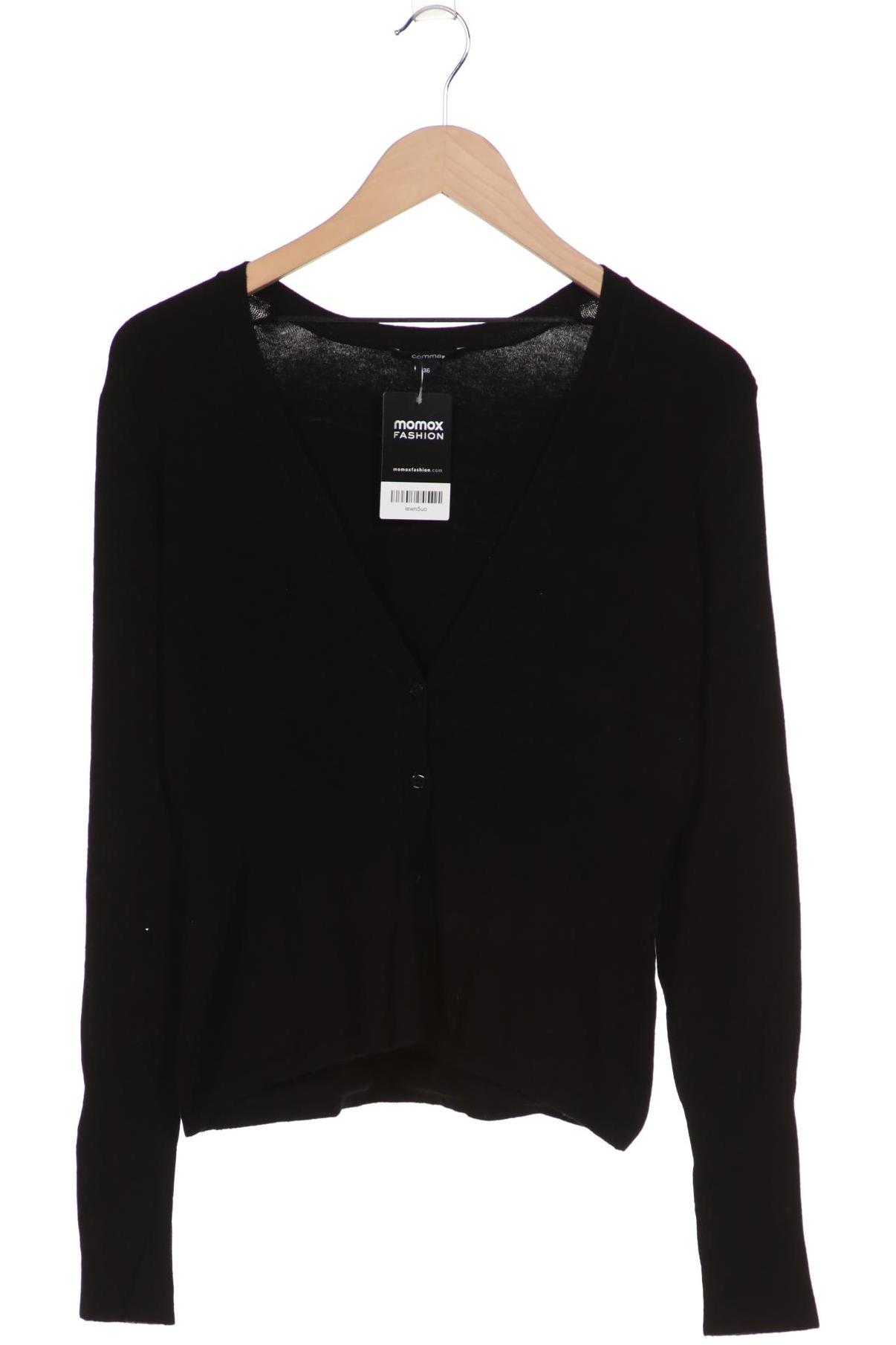 

Comma Damen Strickjacke, schwarz, Gr. 36