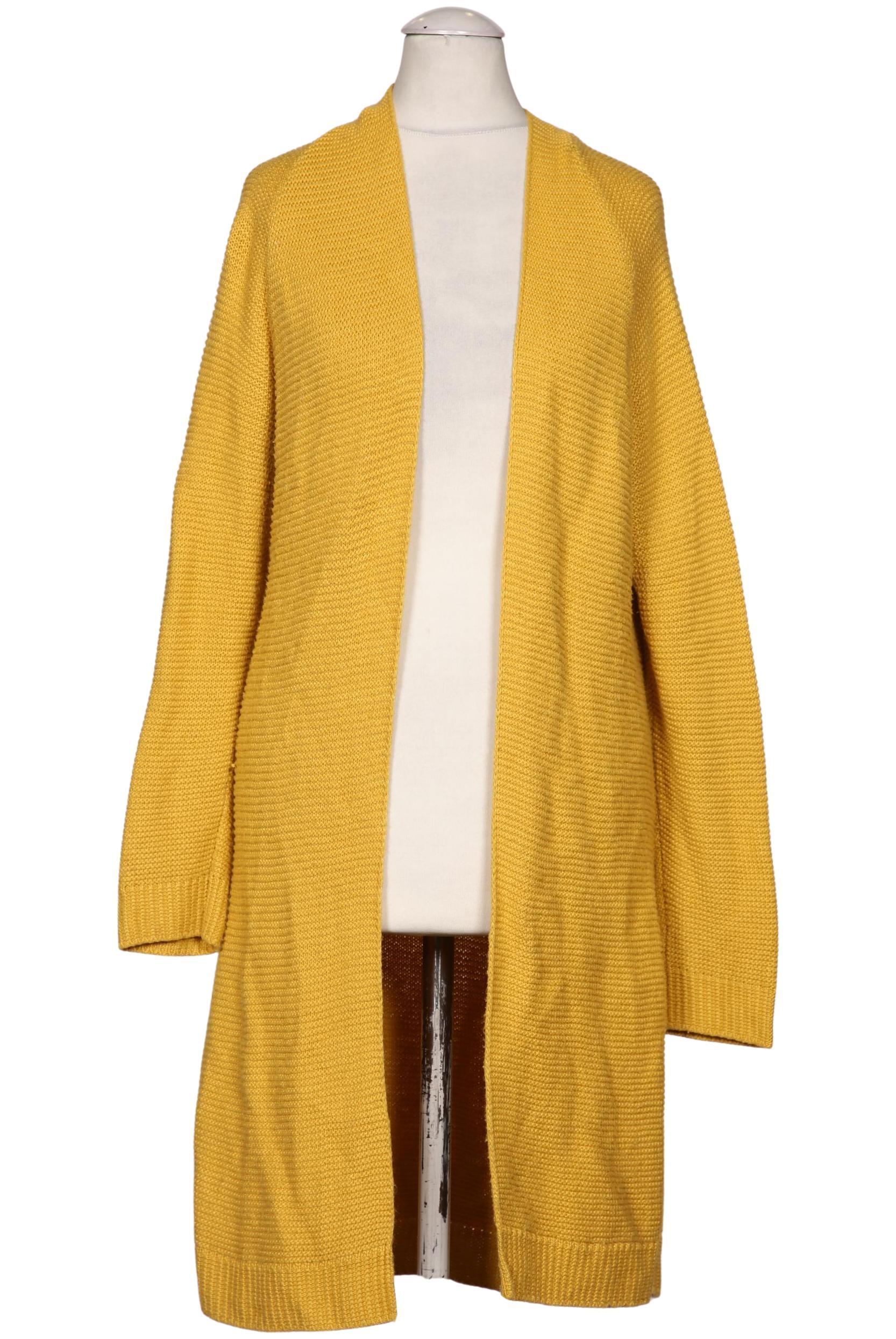 

Comma Damen Strickjacke, gelb, Gr. 34