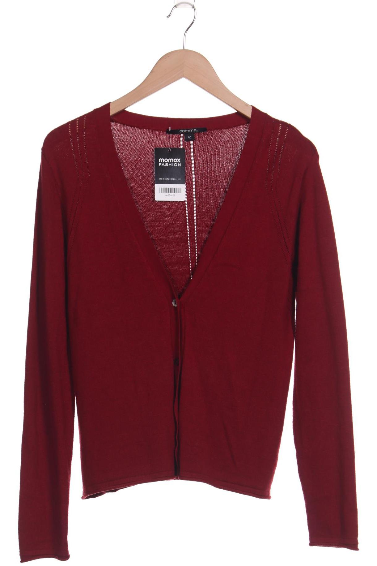 

Comma Damen Strickjacke, bordeaux, Gr. 40