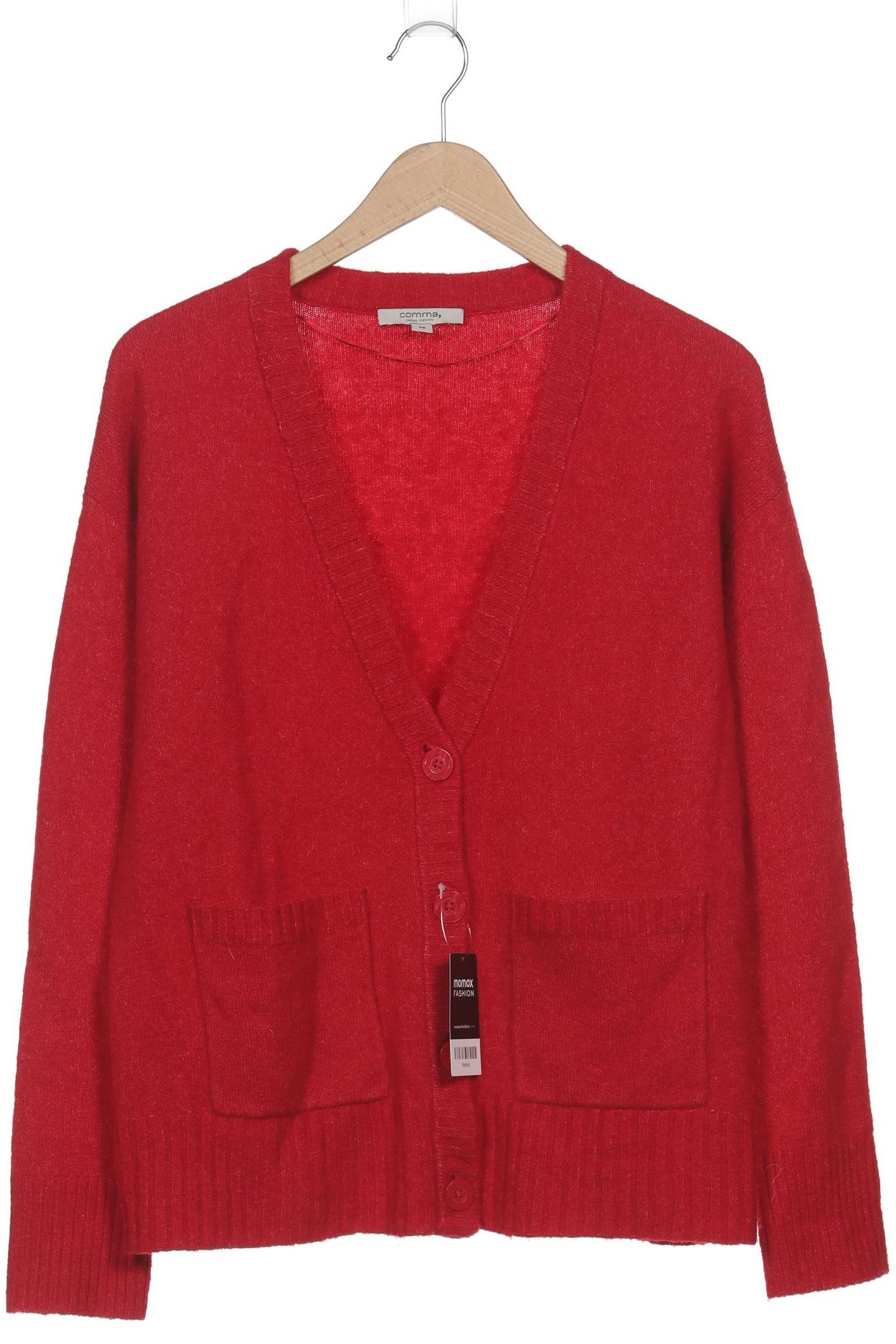 

Comma Damen Strickjacke, rot, Gr. 38