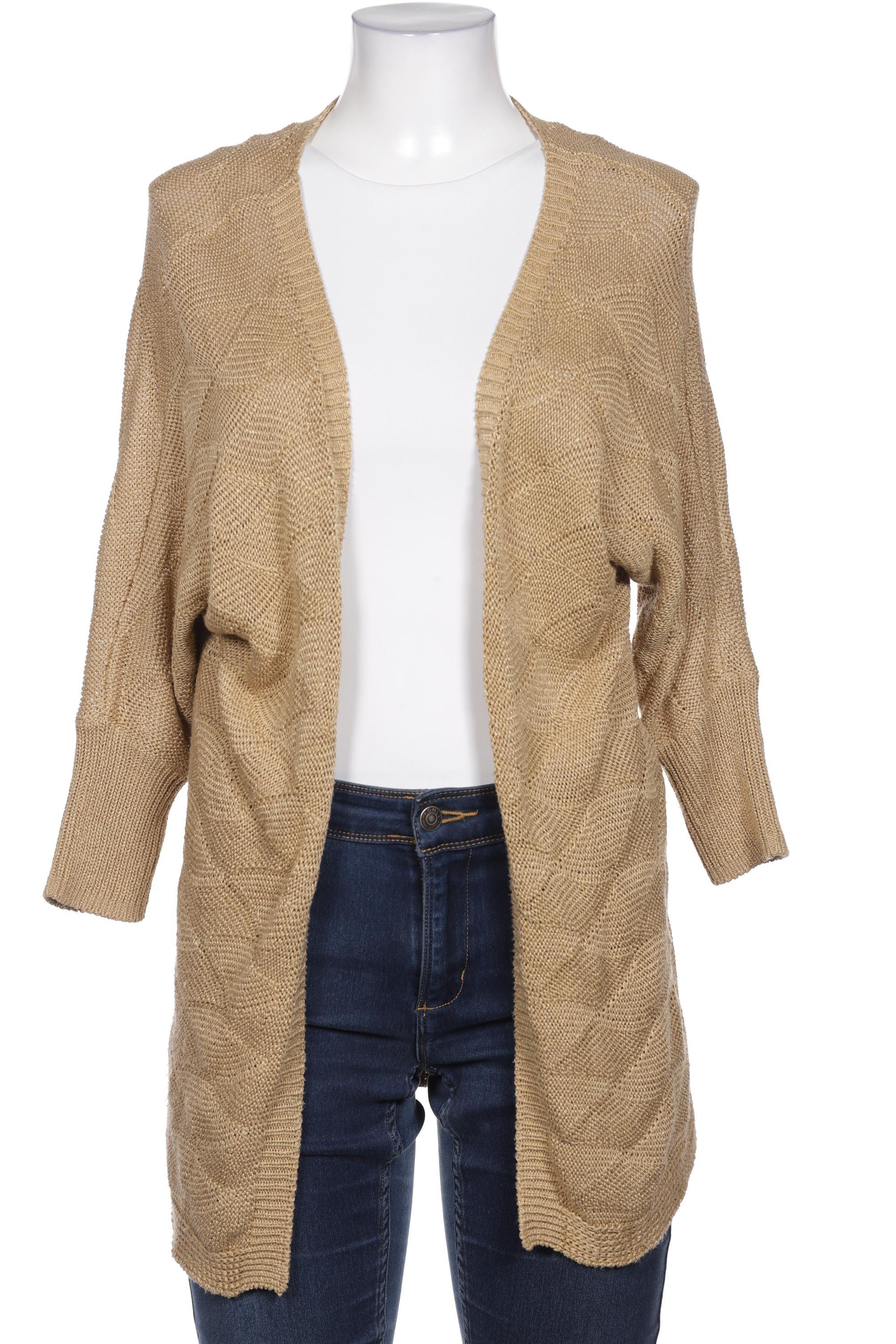 

Comma Damen Strickjacke, beige, Gr. 38