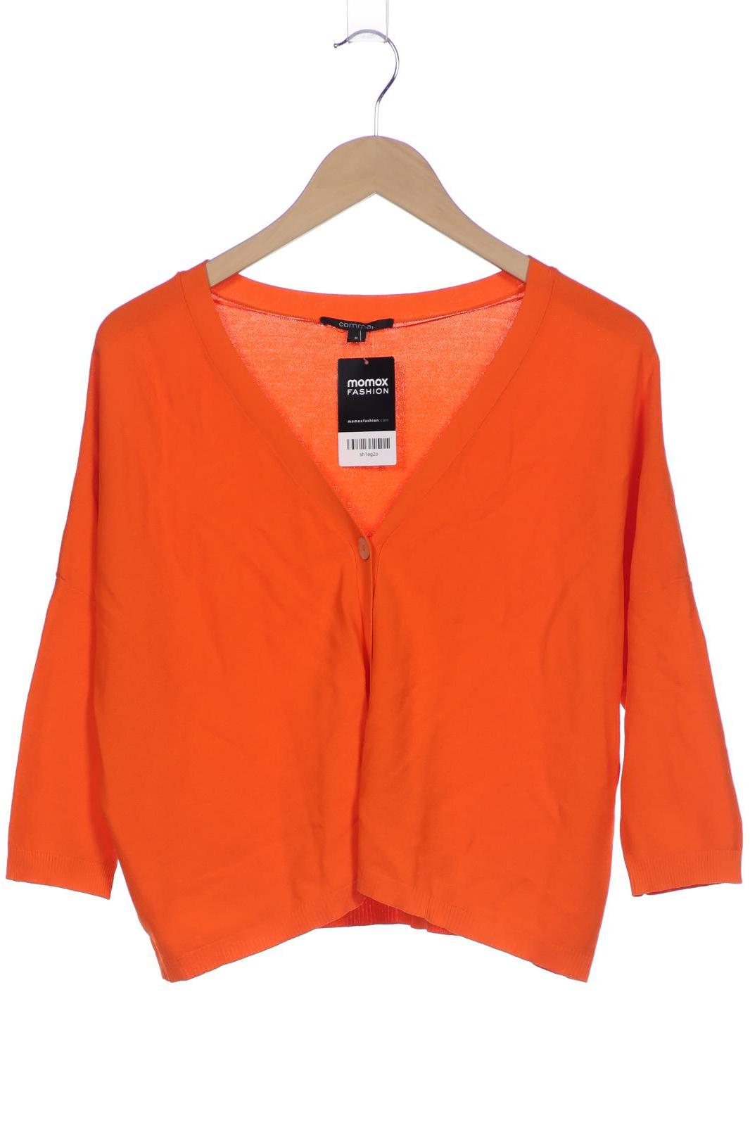 

Comma Damen Strickjacke, orange, Gr. 36