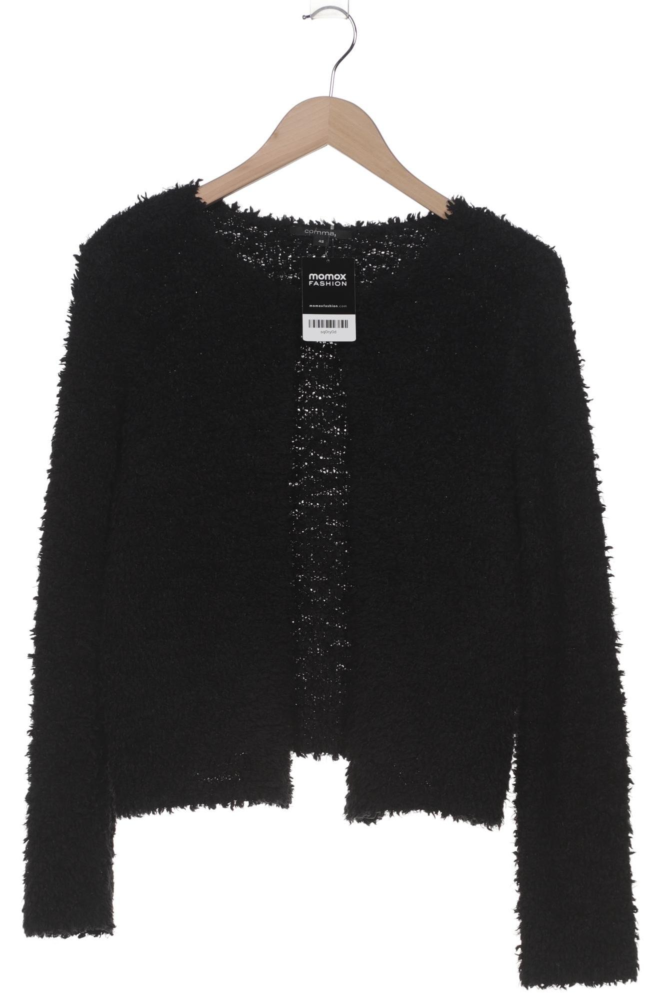 

Comma Damen Strickjacke, schwarz, Gr. 42