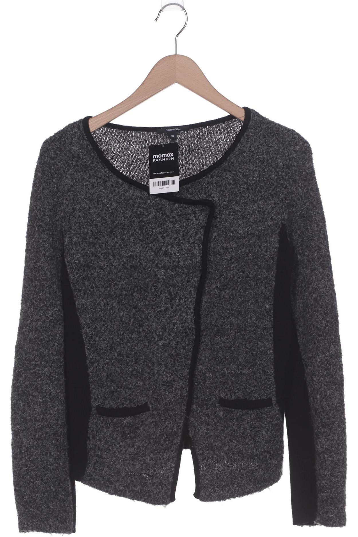 

Comma Damen Strickjacke, grau, Gr. 38