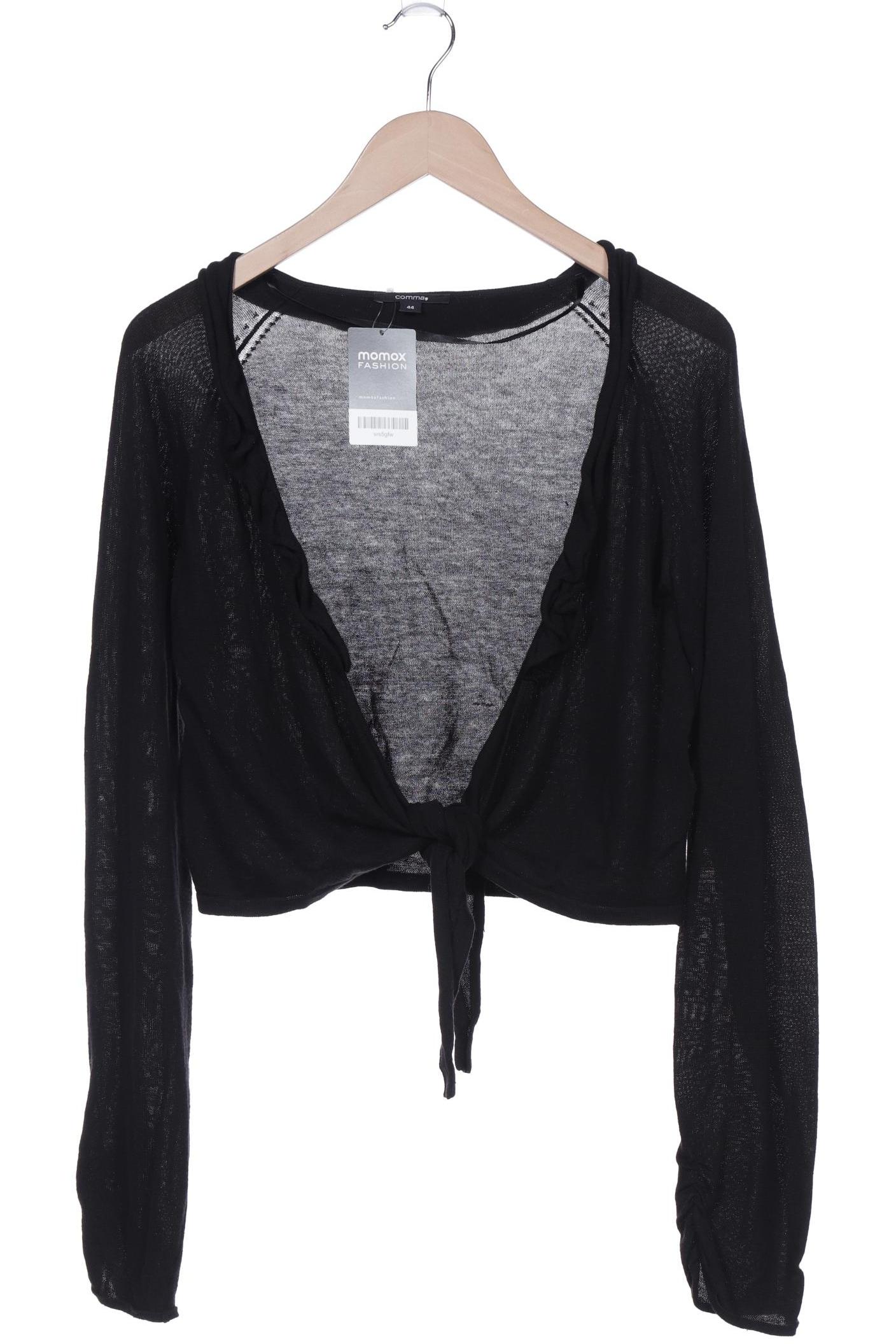 

Comma Damen Strickjacke, schwarz, Gr. 44