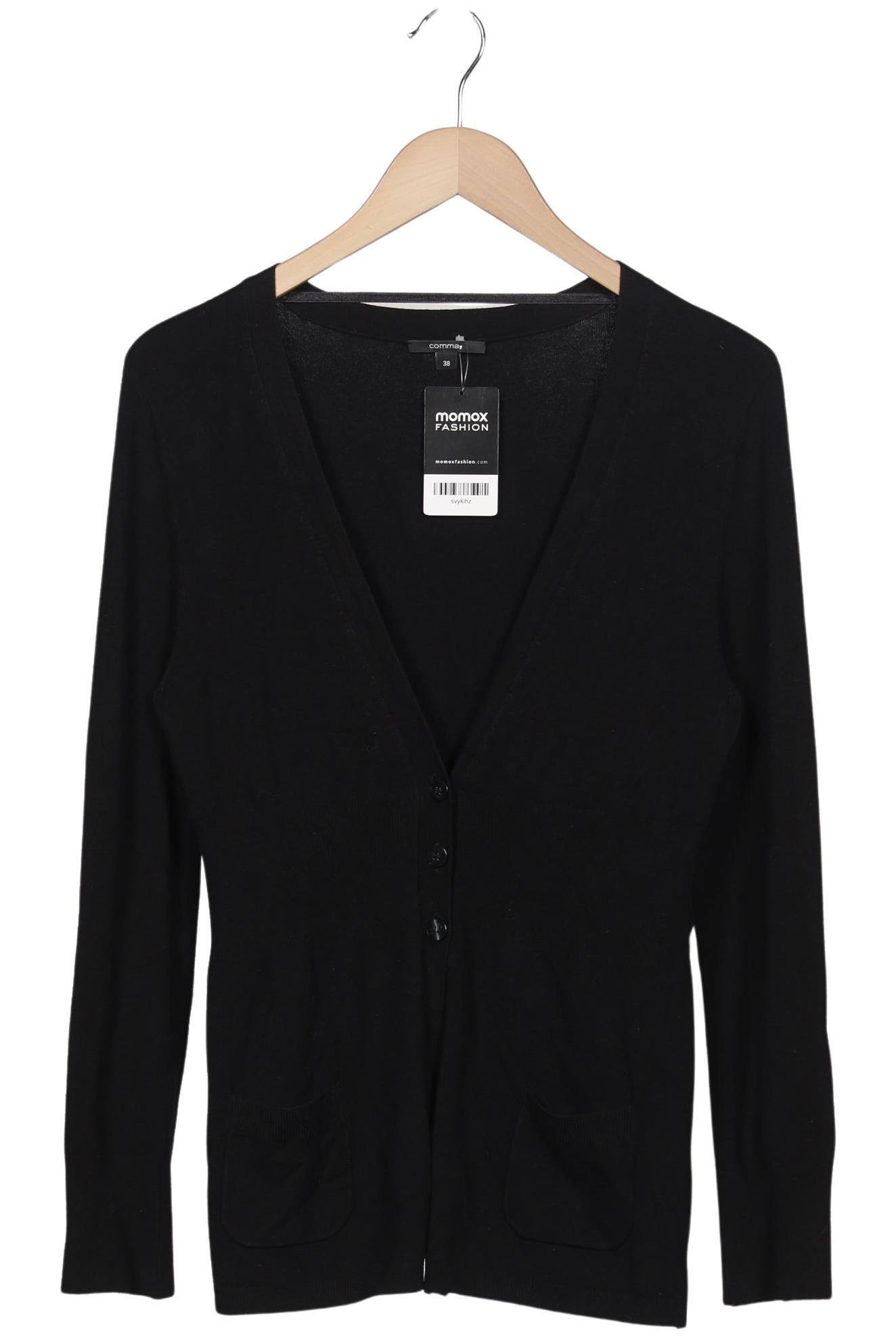 

Comma Damen Strickjacke, schwarz, Gr. 38