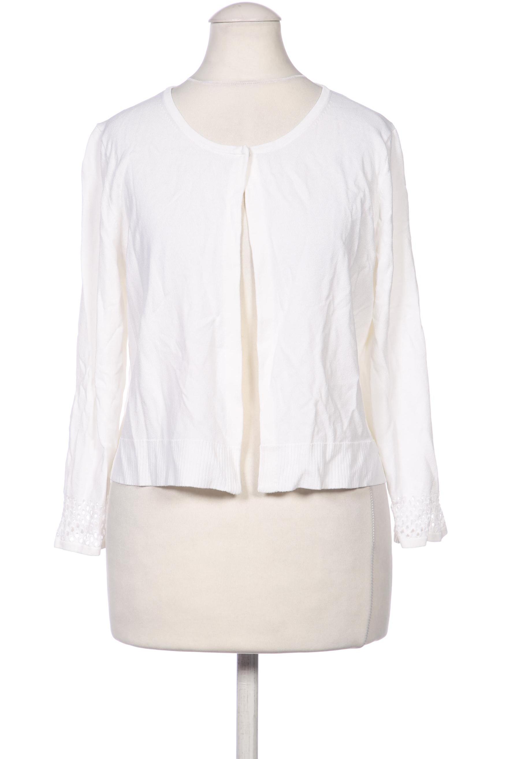 

Comma Damen Strickjacke, weiß, Gr. 36