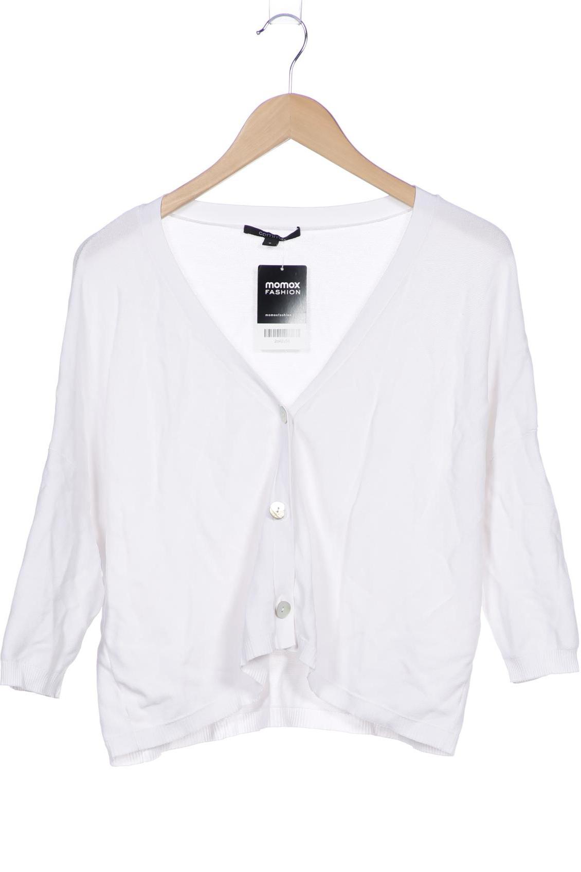 

Comma Damen Strickjacke, weiß, Gr. 36