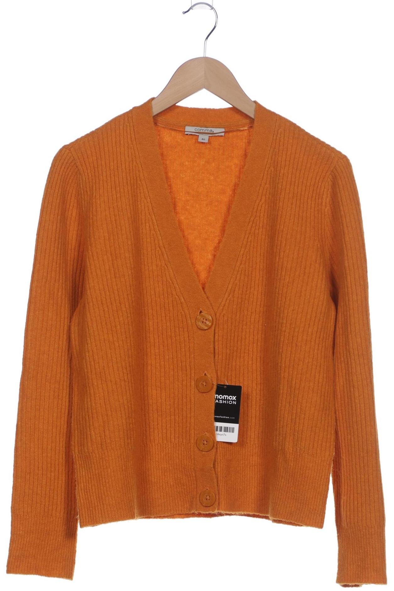 

Comma Damen Strickjacke, orange, Gr. 40