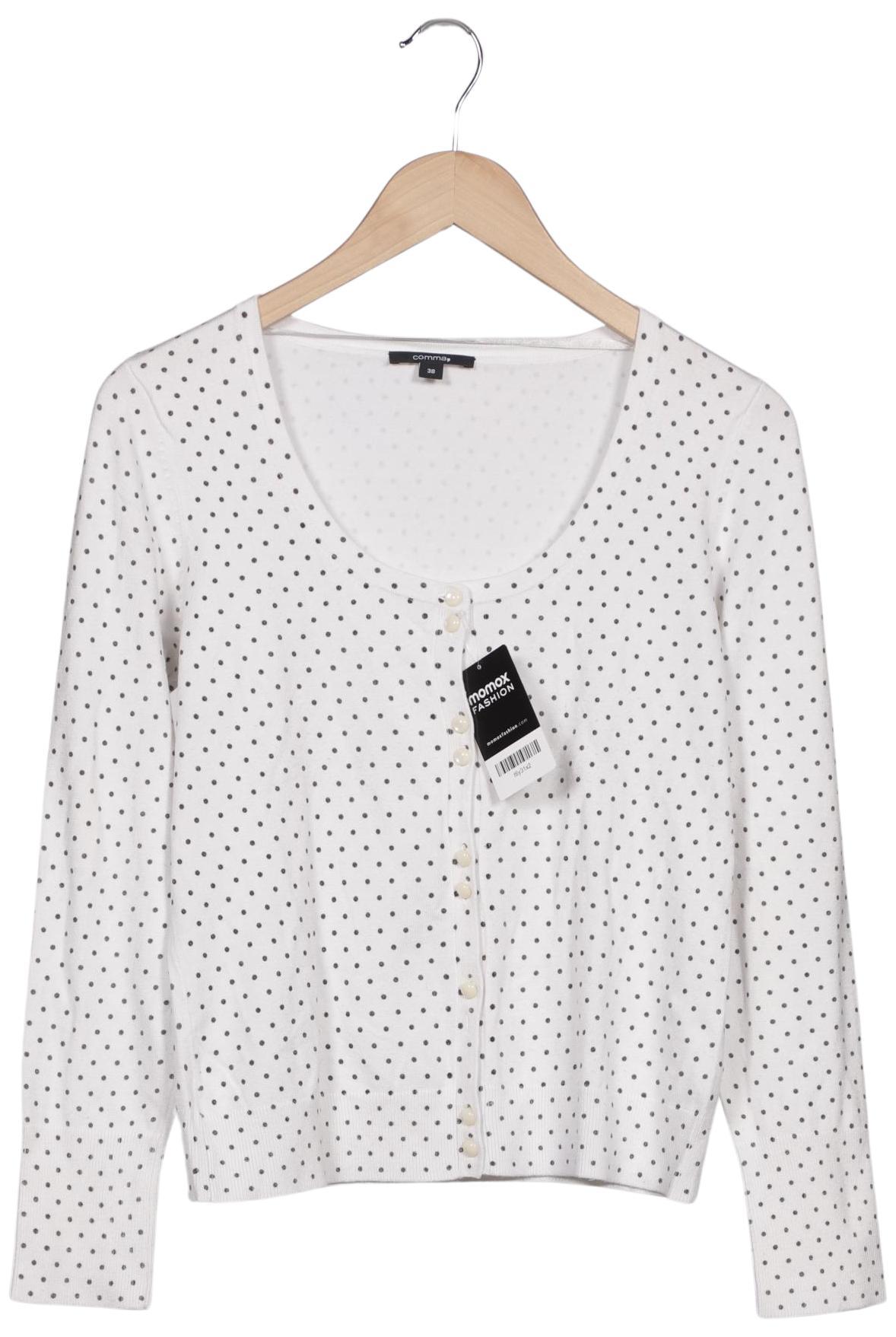 

Comma Damen Strickjacke, weiß, Gr. 38