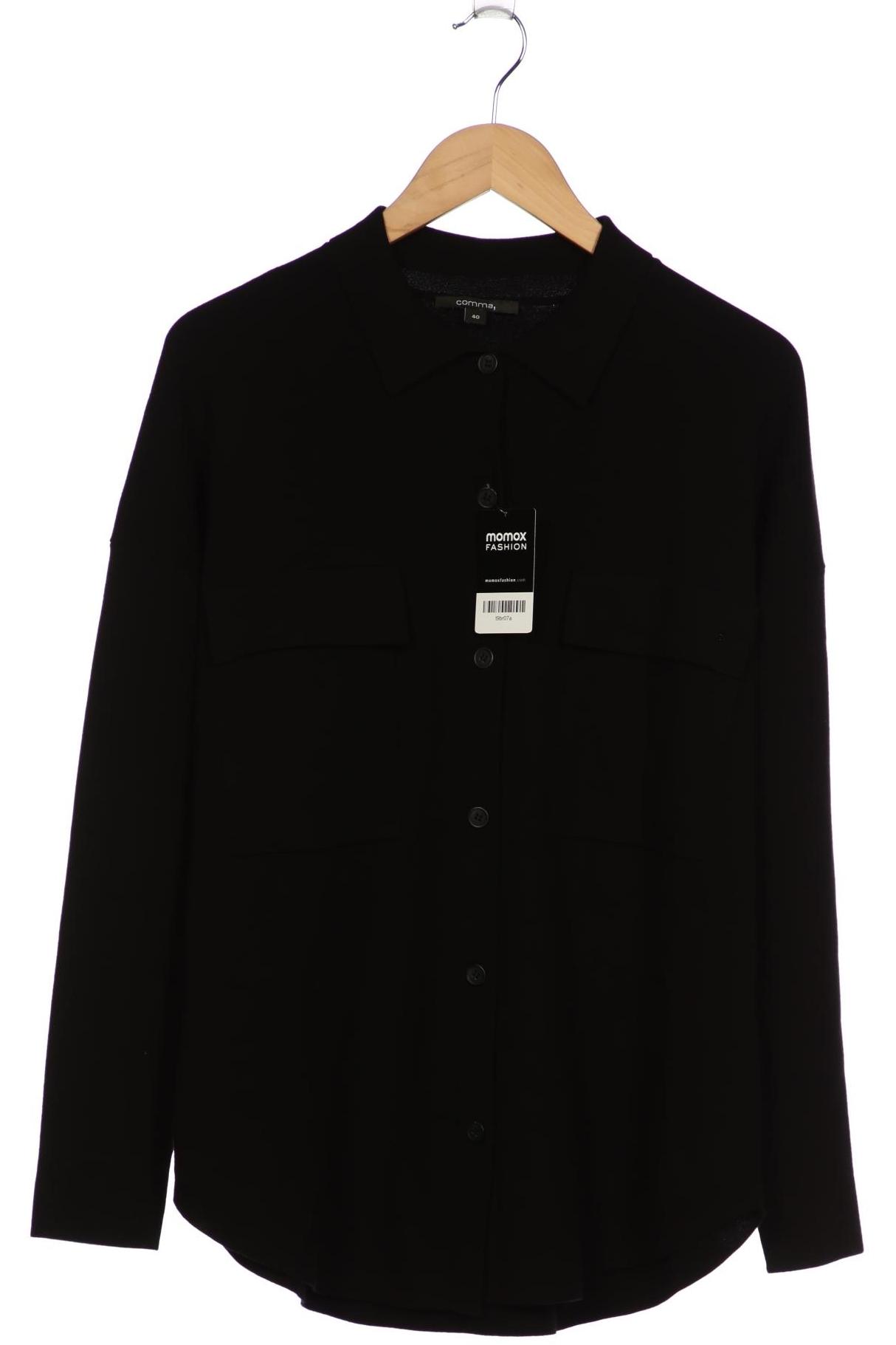 

Comma Damen Strickjacke, schwarz, Gr. 40
