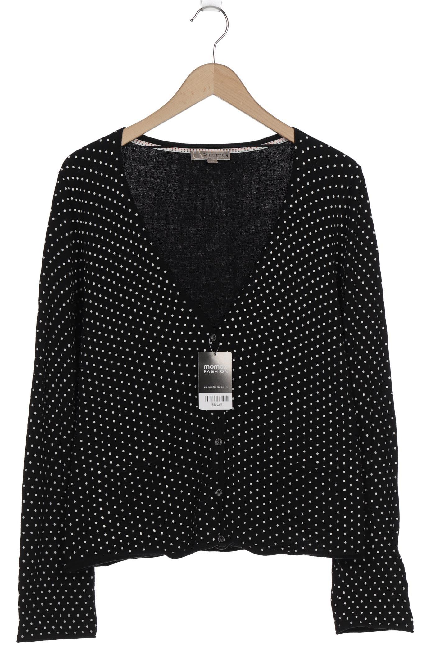 

Comma Damen Strickjacke, schwarz, Gr. 44