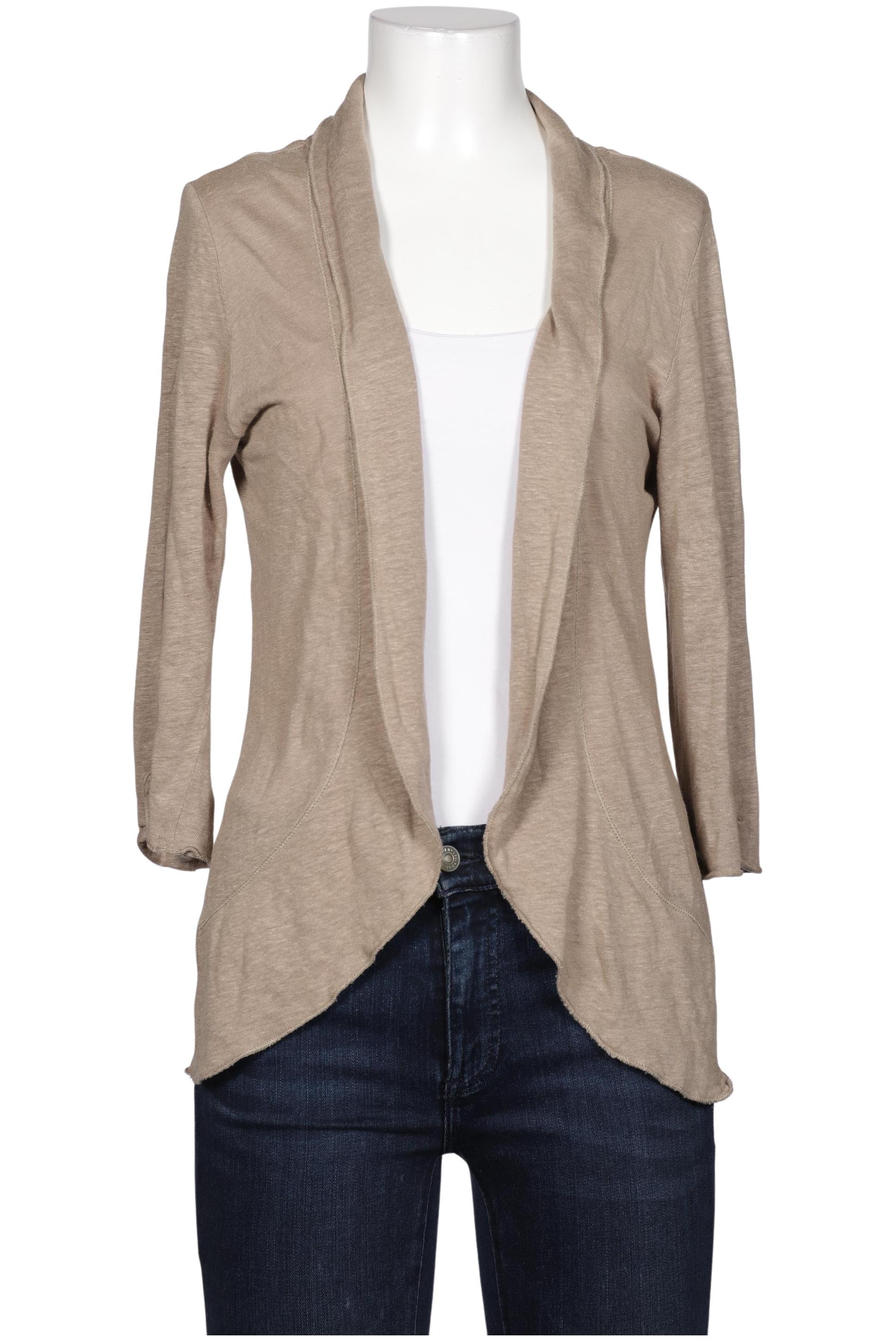 

Comma Damen Strickjacke, beige, Gr. 40