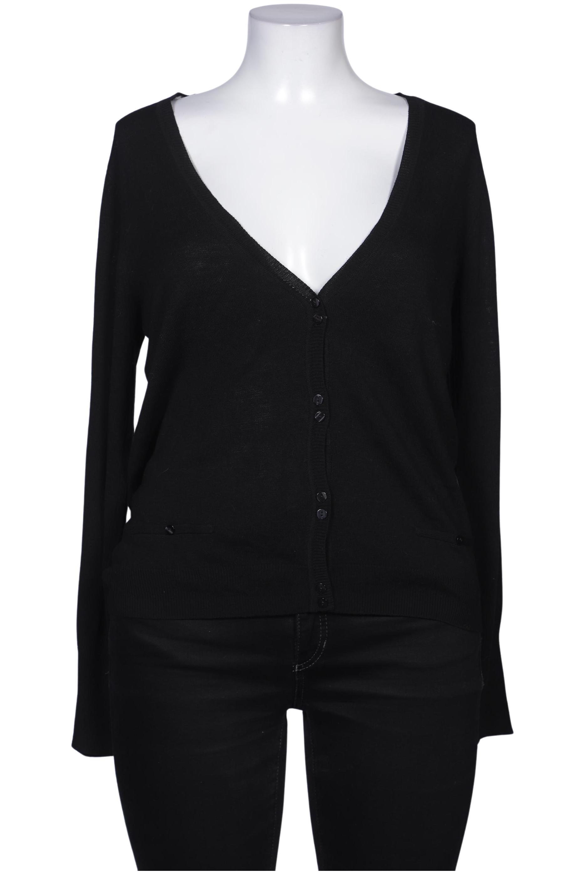 

Comma Damen Strickjacke, schwarz, Gr. 44