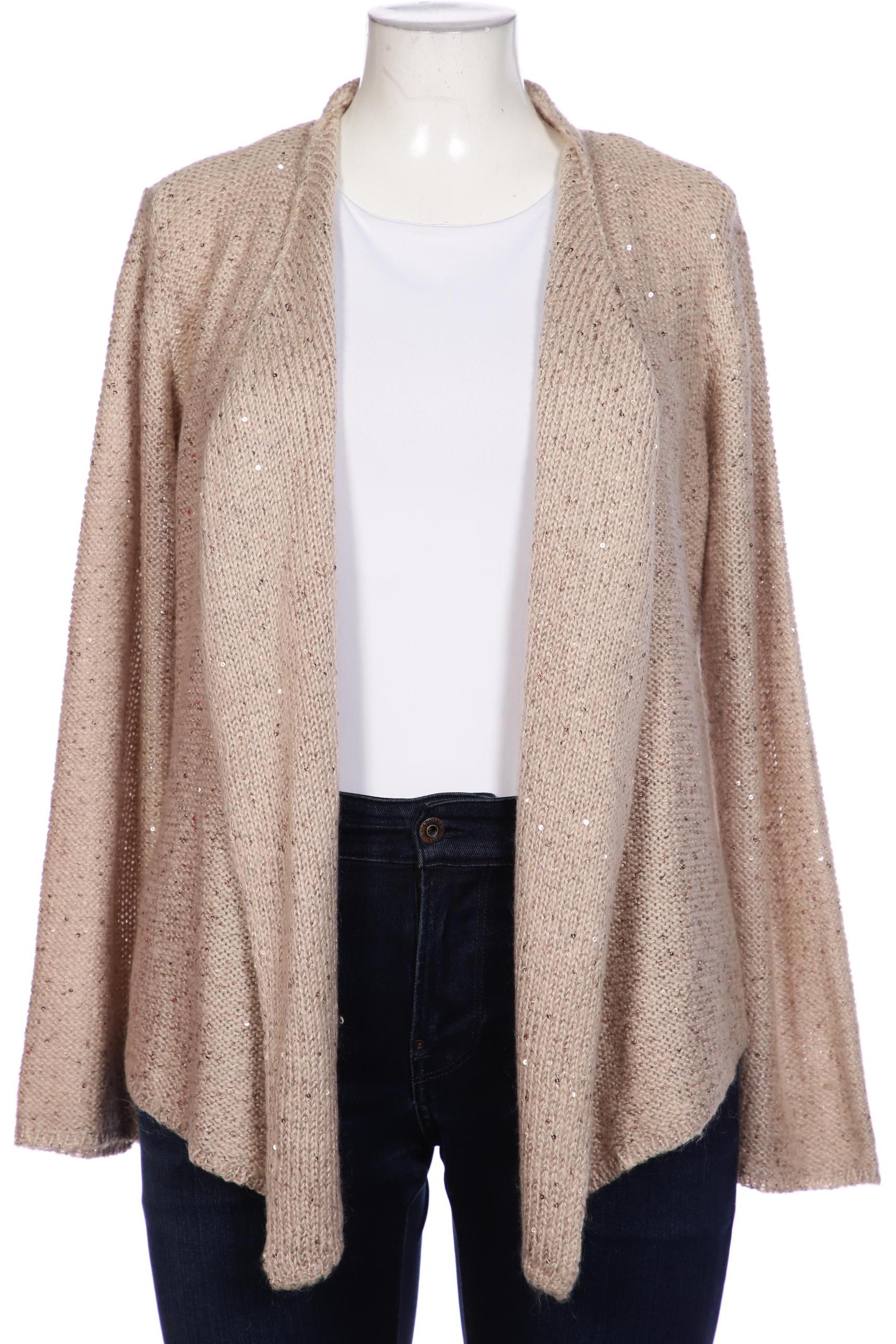 

Comma Damen Strickjacke, beige, Gr. 46