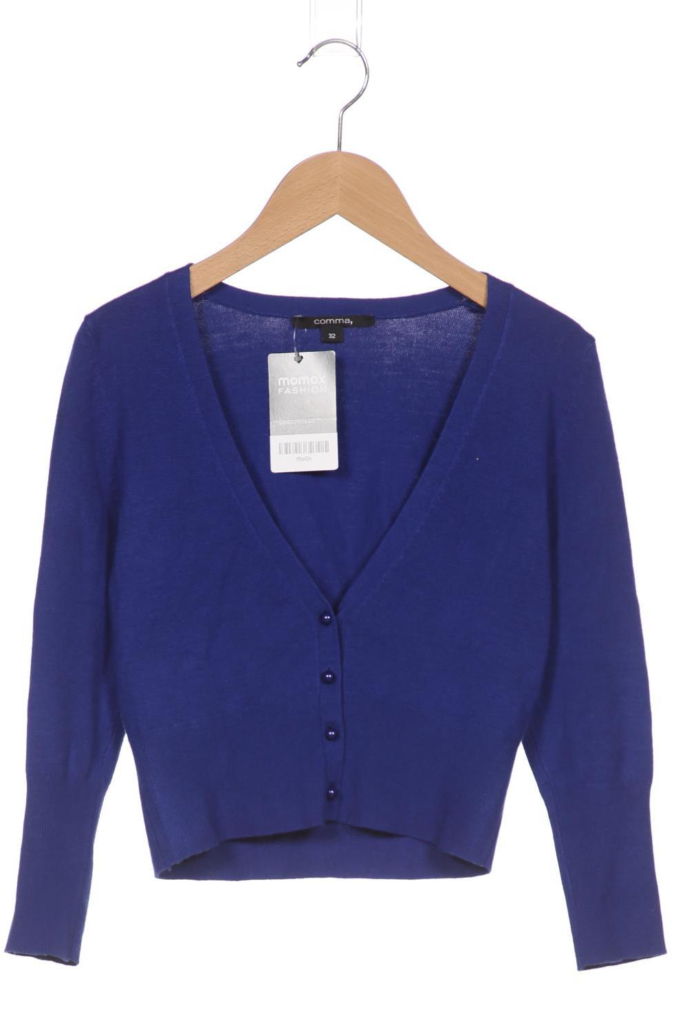 

Comma Damen Strickjacke, marineblau, Gr. 32