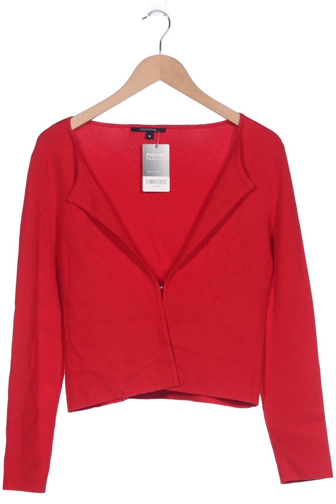 

Comma Damen Strickjacke, rot, Gr. 36