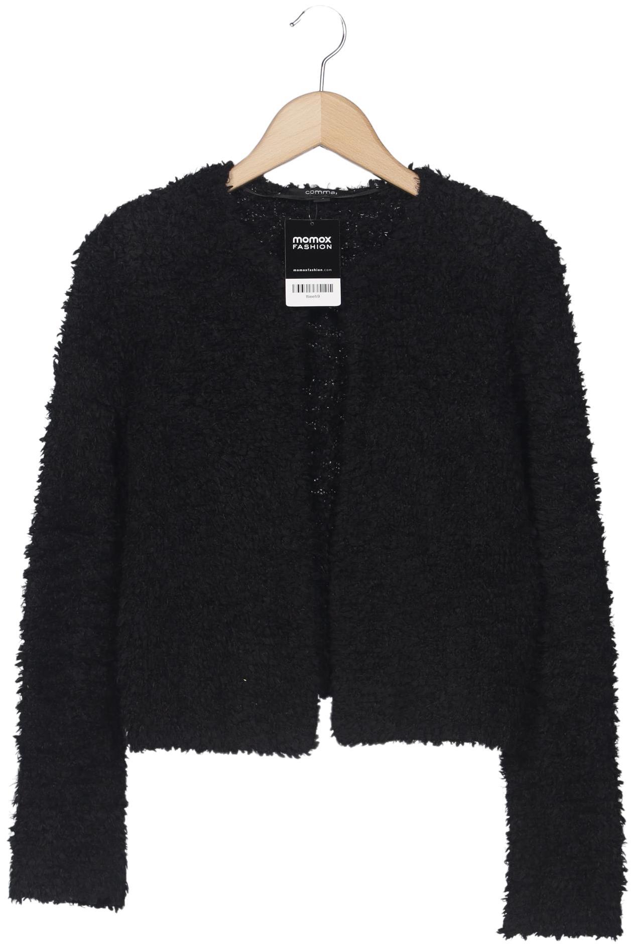 

Comma Damen Strickjacke, schwarz, Gr. 36