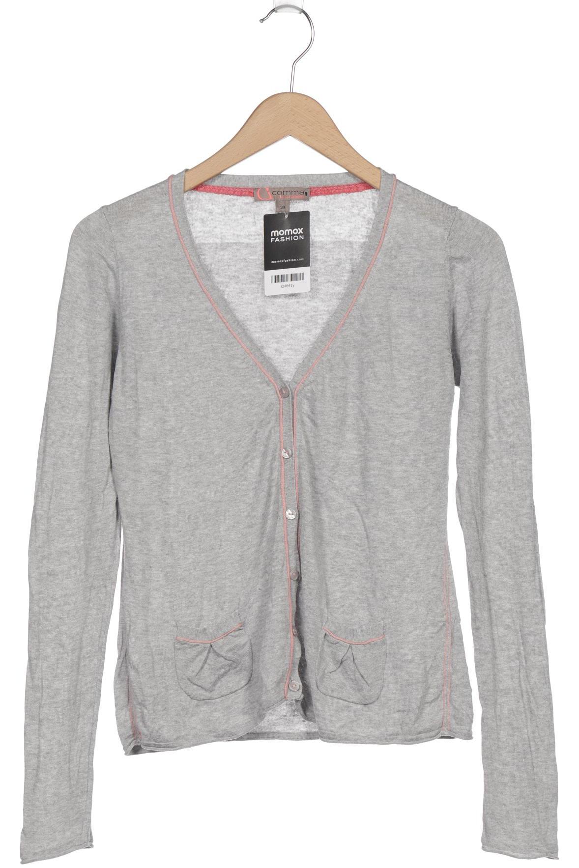 

Comma Damen Strickjacke, grau, Gr. 38