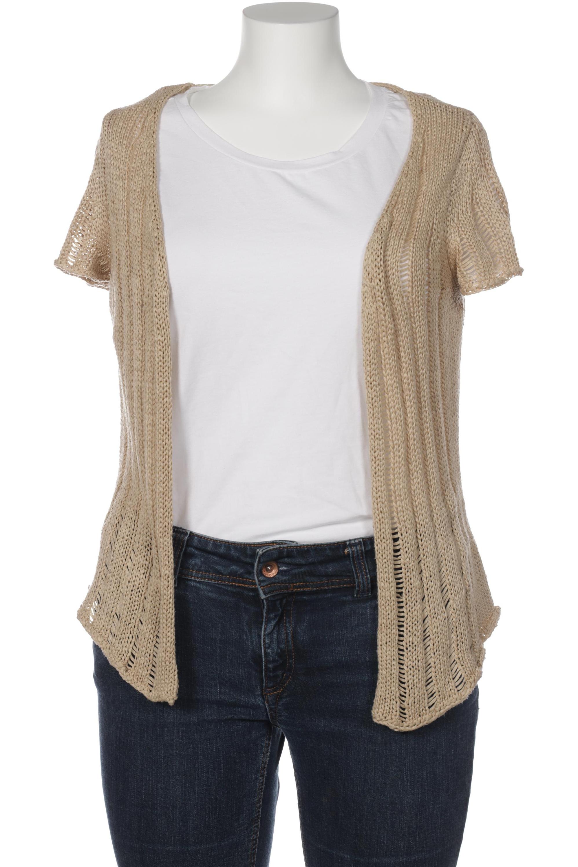 

Comma Damen Strickjacke, beige, Gr. 42