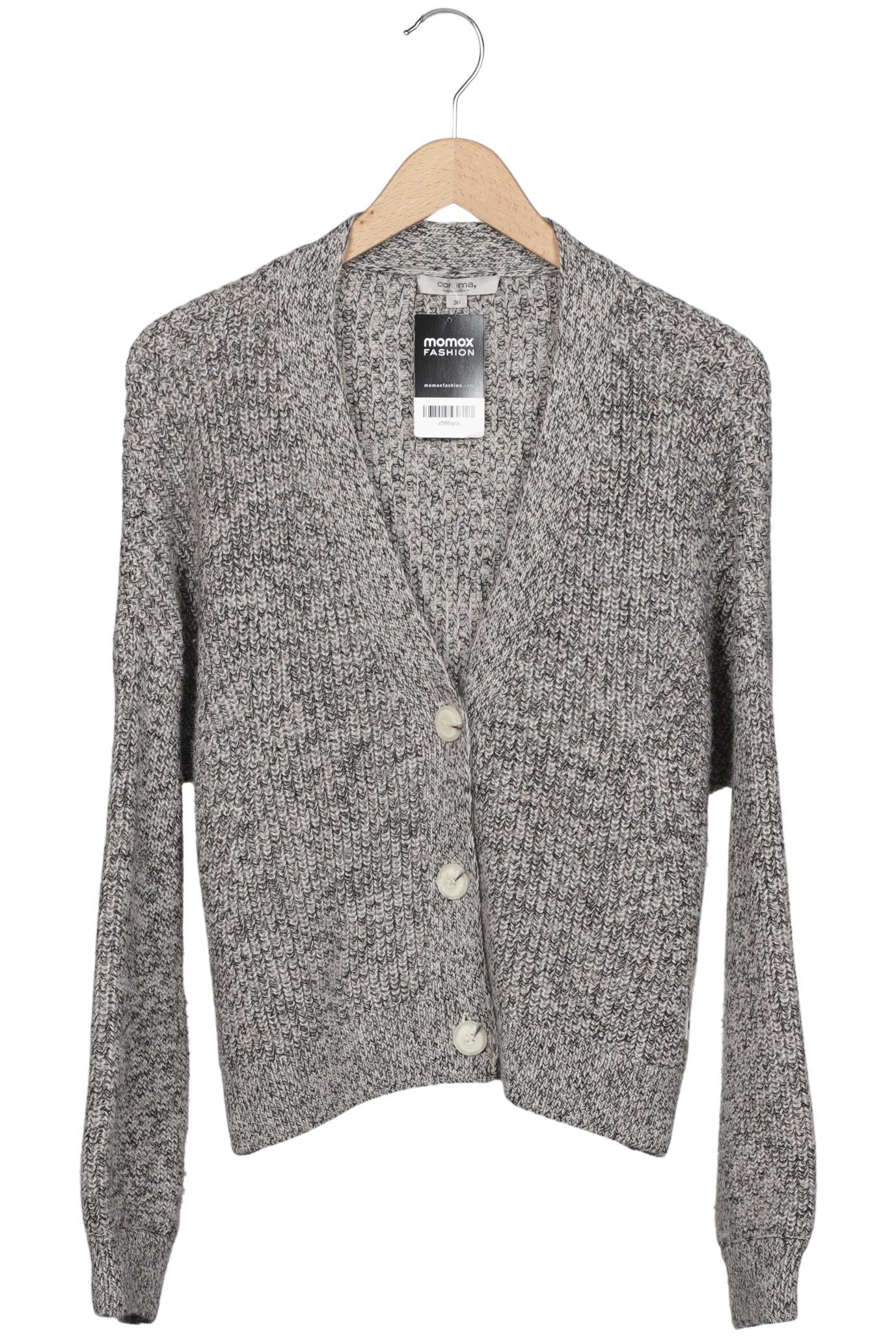 

Comma Damen Strickjacke, grau, Gr. 36