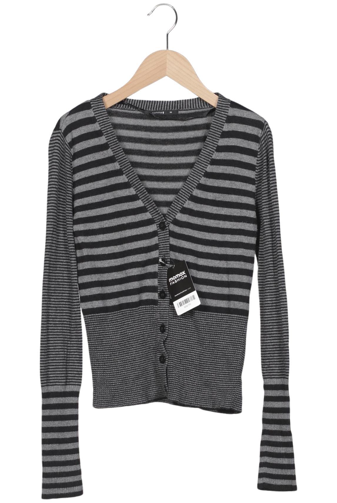 

Comma Damen Strickjacke, grau, Gr. 36