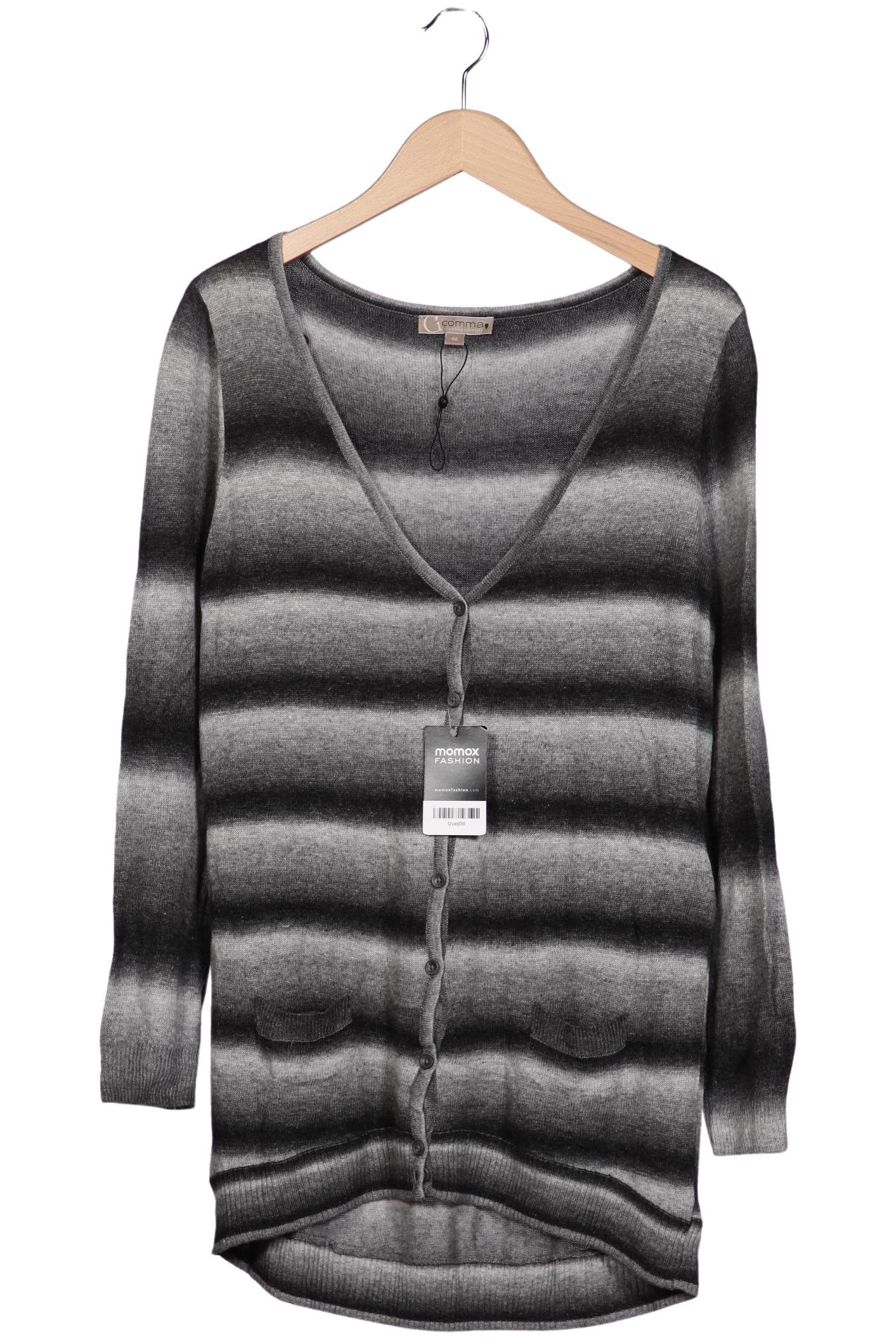 

Comma Damen Strickjacke, grau, Gr. 42
