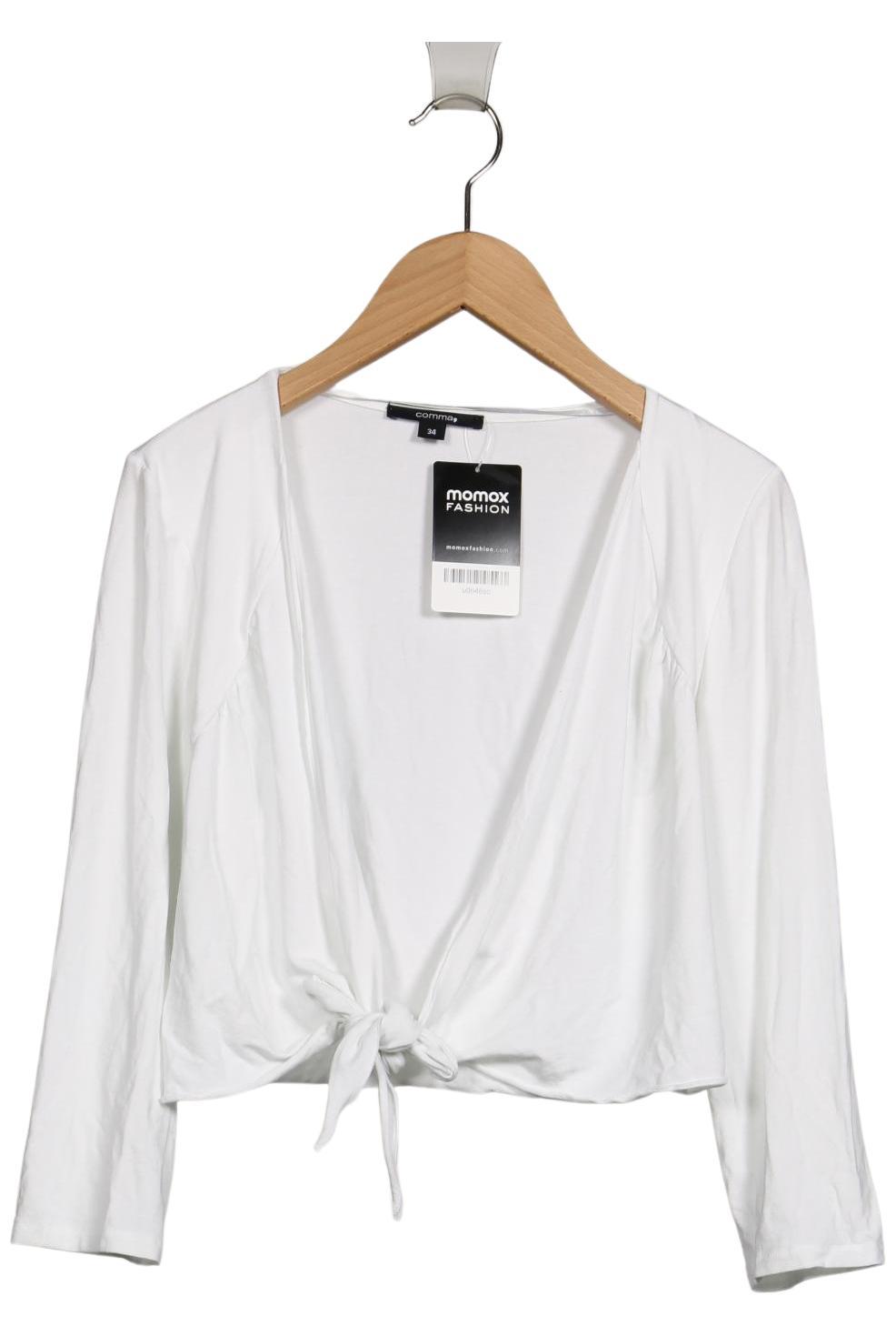 

Comma Damen Strickjacke, weiß, Gr. 34