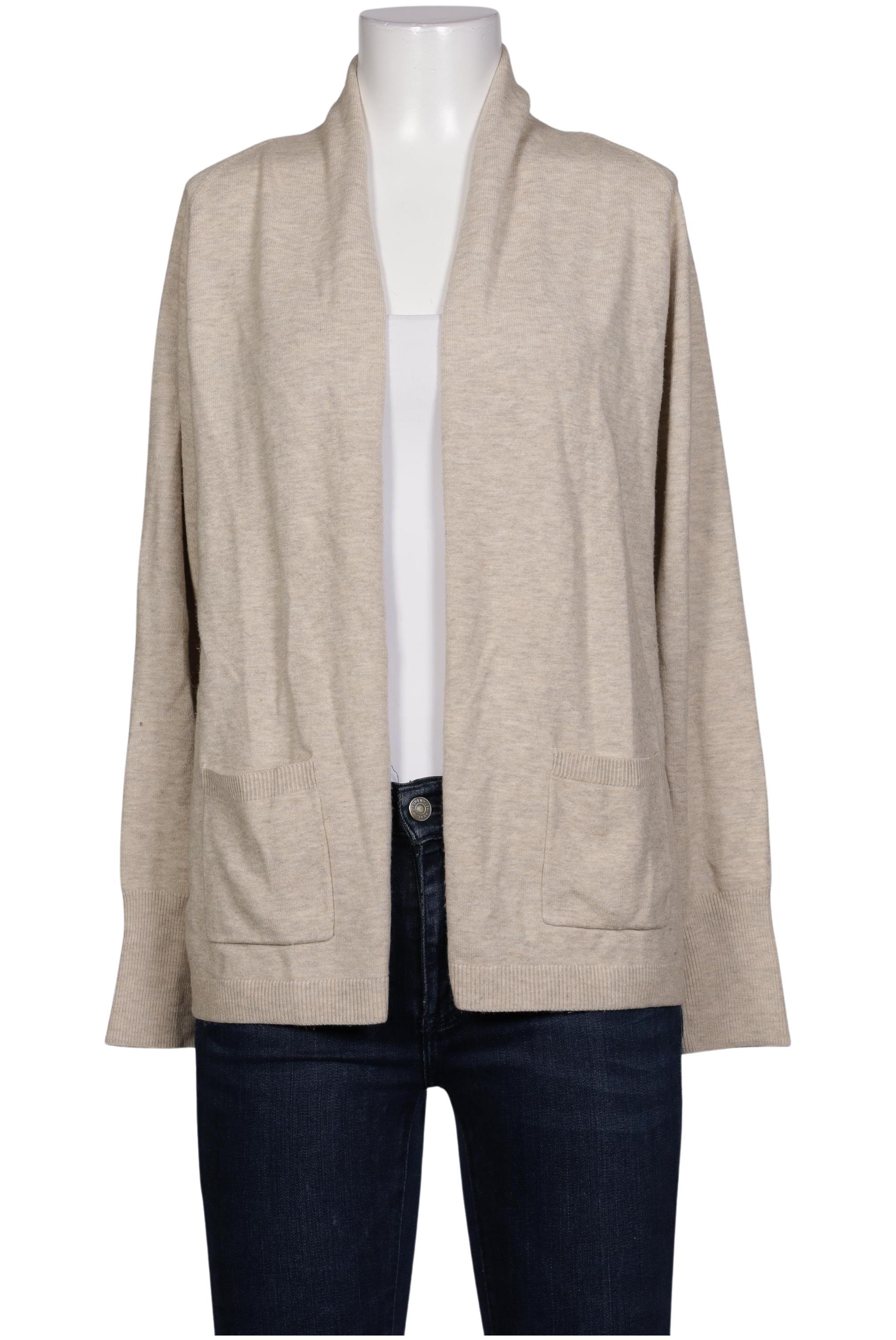

Comma Damen Strickjacke, beige, Gr. 36