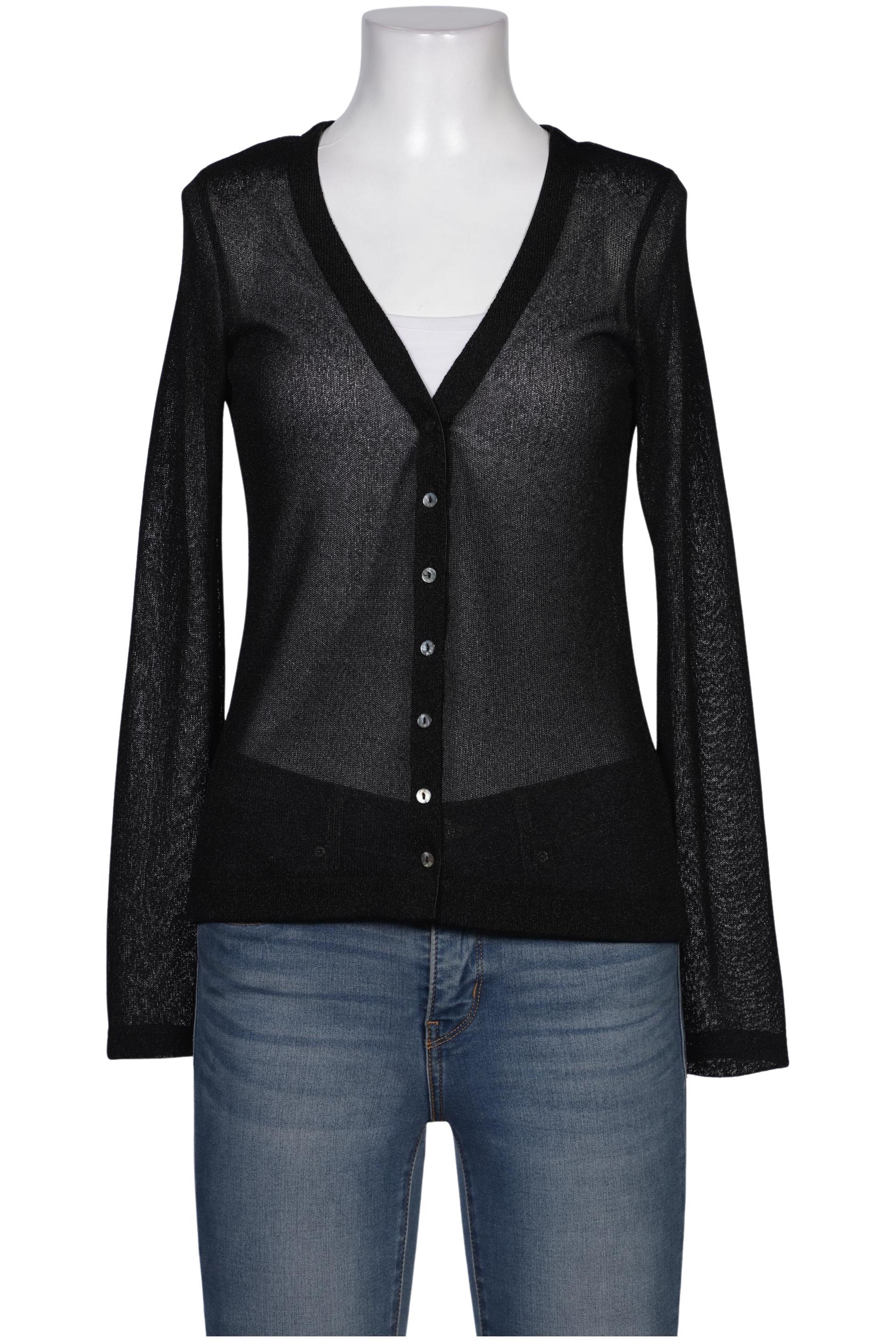 

Comma Damen Strickjacke, schwarz, Gr. 36